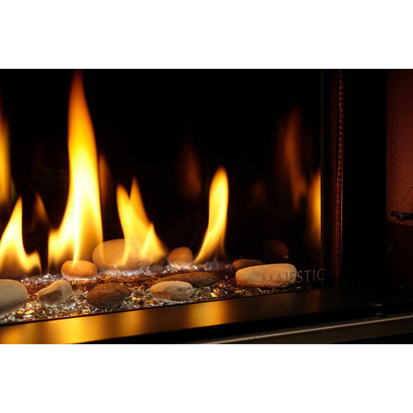 Majestic Echelon II 36" Linear Contemporary Direct Vent Natural Gas Fireplace With IntelliFire Touch Ignition System