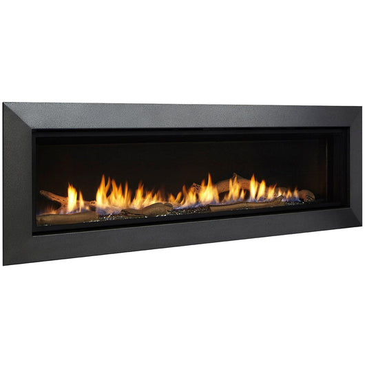 Majestic Echelon II 60" Linear Contemporary Direct Vent Natural Gas Fireplace With IntelliFire Touch Ignition System