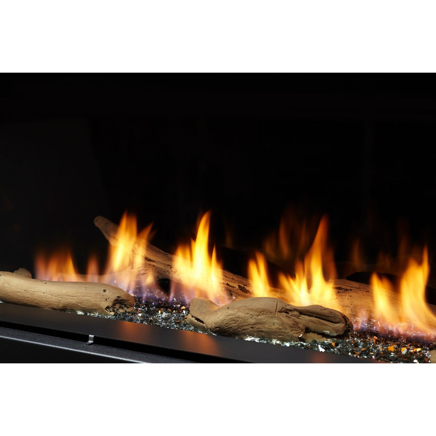 Majestic Echelon II 60" Linear Contemporary Direct Vent Natural Gas Fireplace With IntelliFire Touch Ignition System
