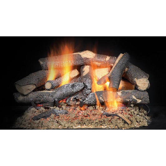 Majestic Fireside Supreme Oak See-Through 18" 19-Piece Vented Gas Log Set