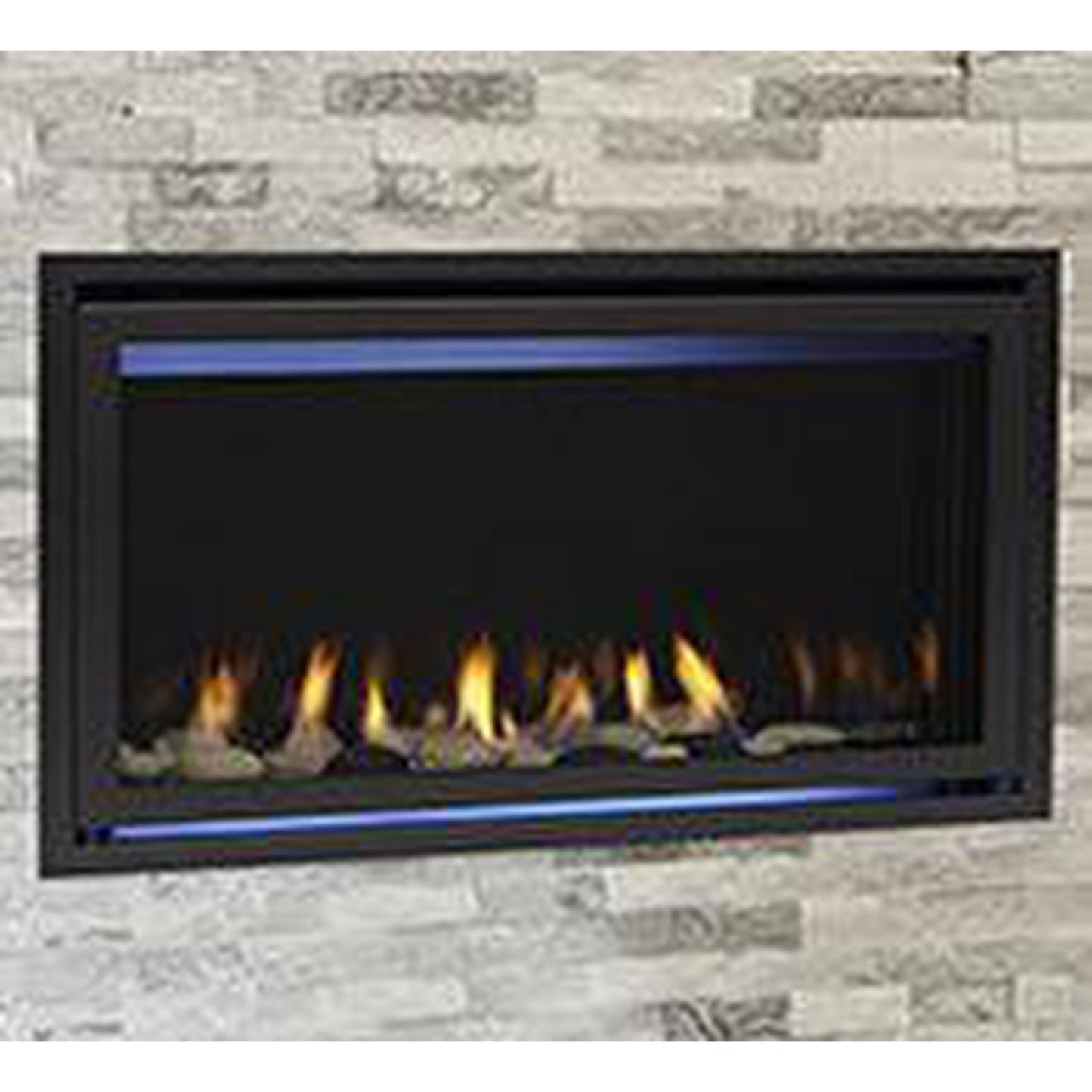 Majestic Jade 32" Linear Contemporary Direct Vent Natural Gas Fireplace With IntelliFire Touch Ignition System