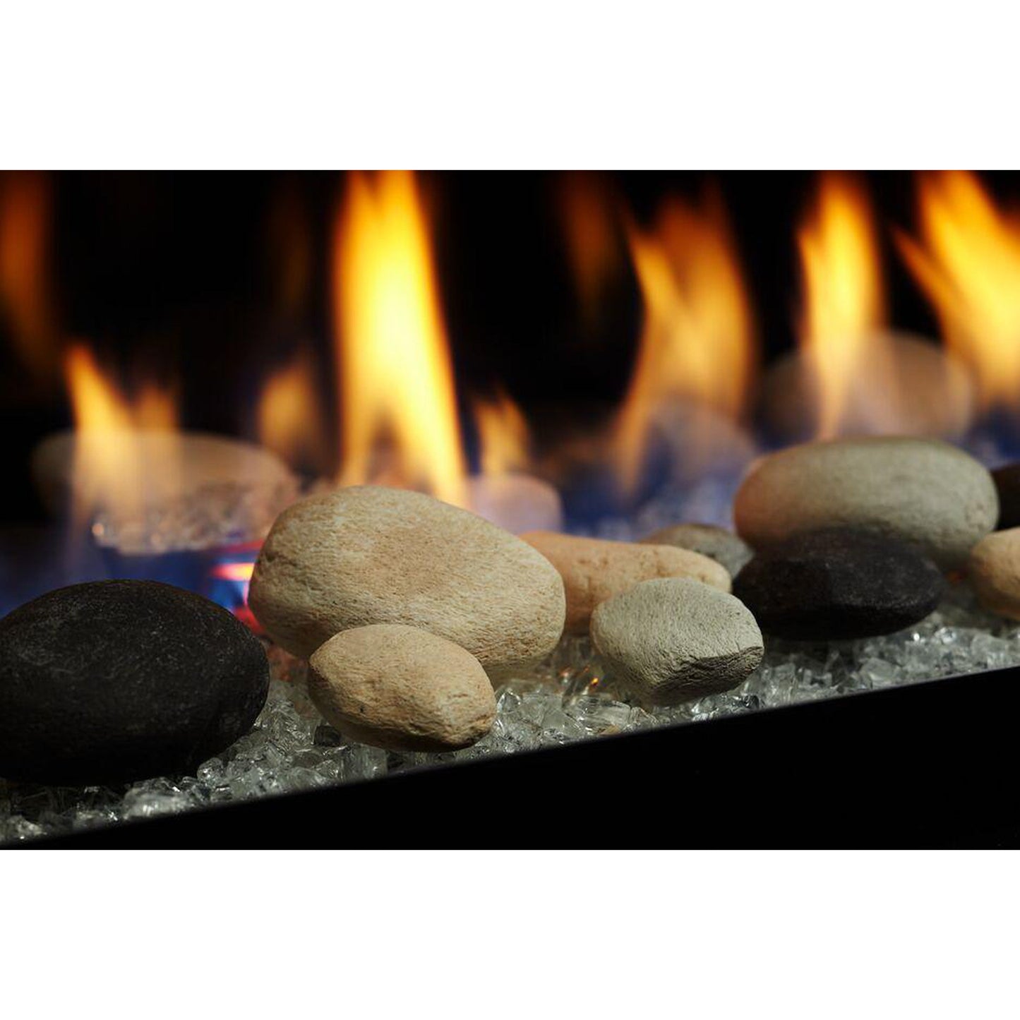 Majestic Jade 32" Linear Contemporary Direct Vent Natural Gas Fireplace With IntelliFire Touch Ignition System