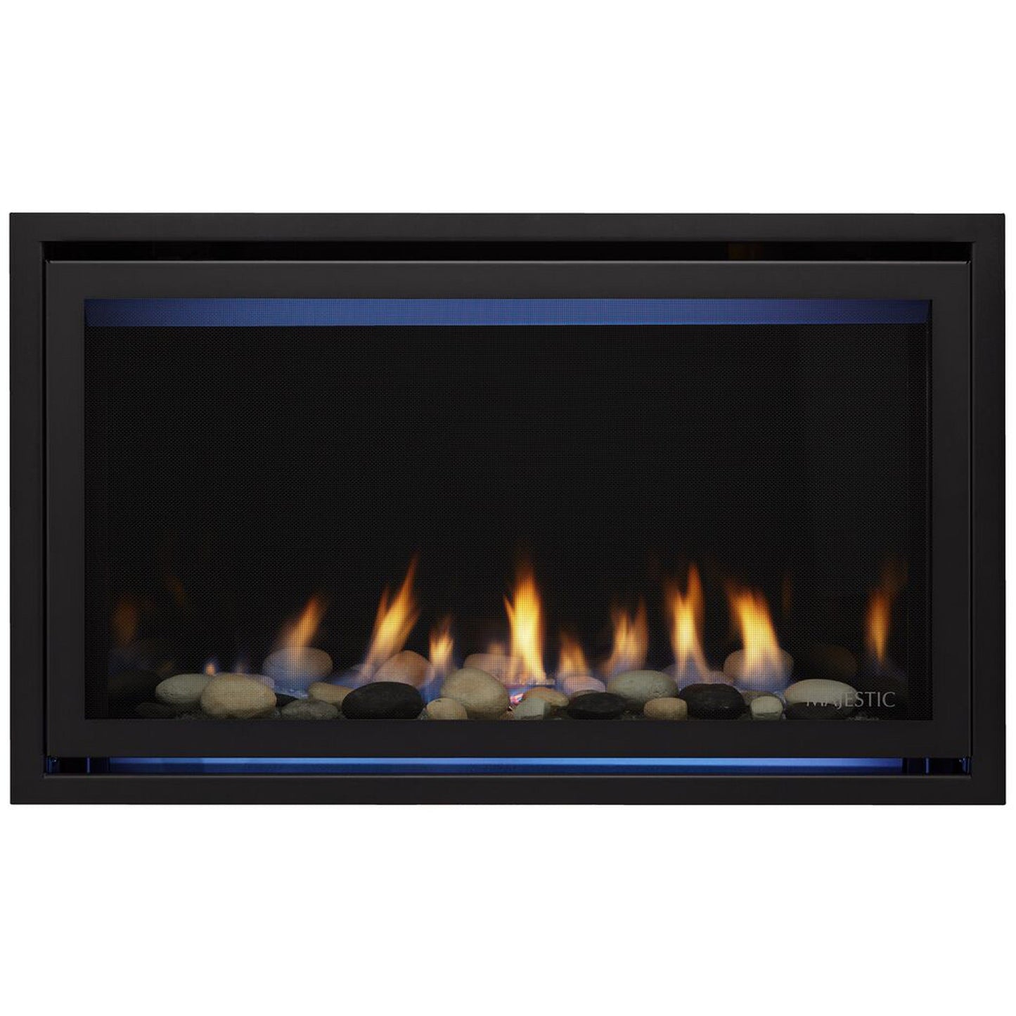Majestic Jade 32" Linear Contemporary Direct Vent Natural Gas Fireplace With IntelliFire Touch Ignition System