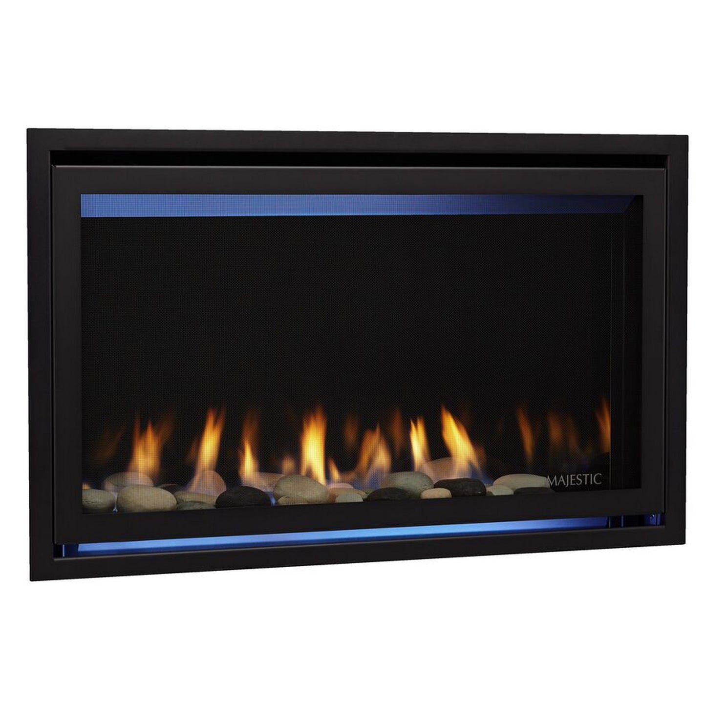 Majestic Jade 32" Linear Contemporary Direct Vent Natural Gas Fireplace With IntelliFire Touch Ignition System