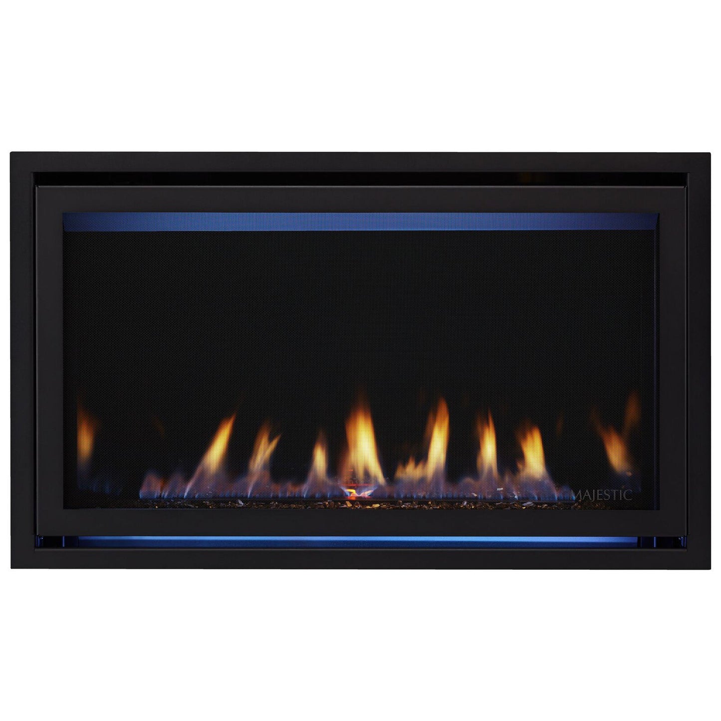 Majestic Jade 32" Linear Contemporary Direct Vent Natural Gas Fireplace With IntelliFire Touch Ignition System