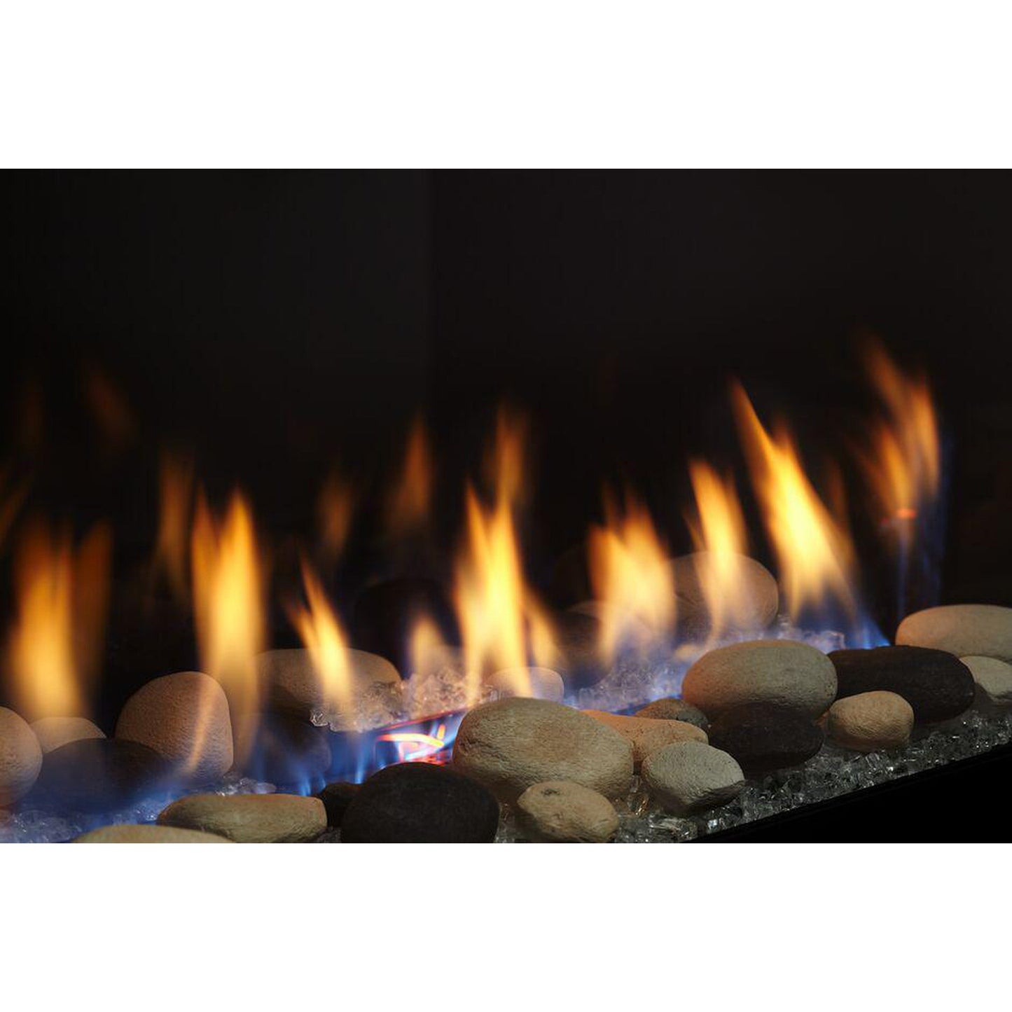 Majestic Jade 42" Linear Contemporary Direct Vent Natural Gas Fireplace With IntelliFire Touch Ignition System