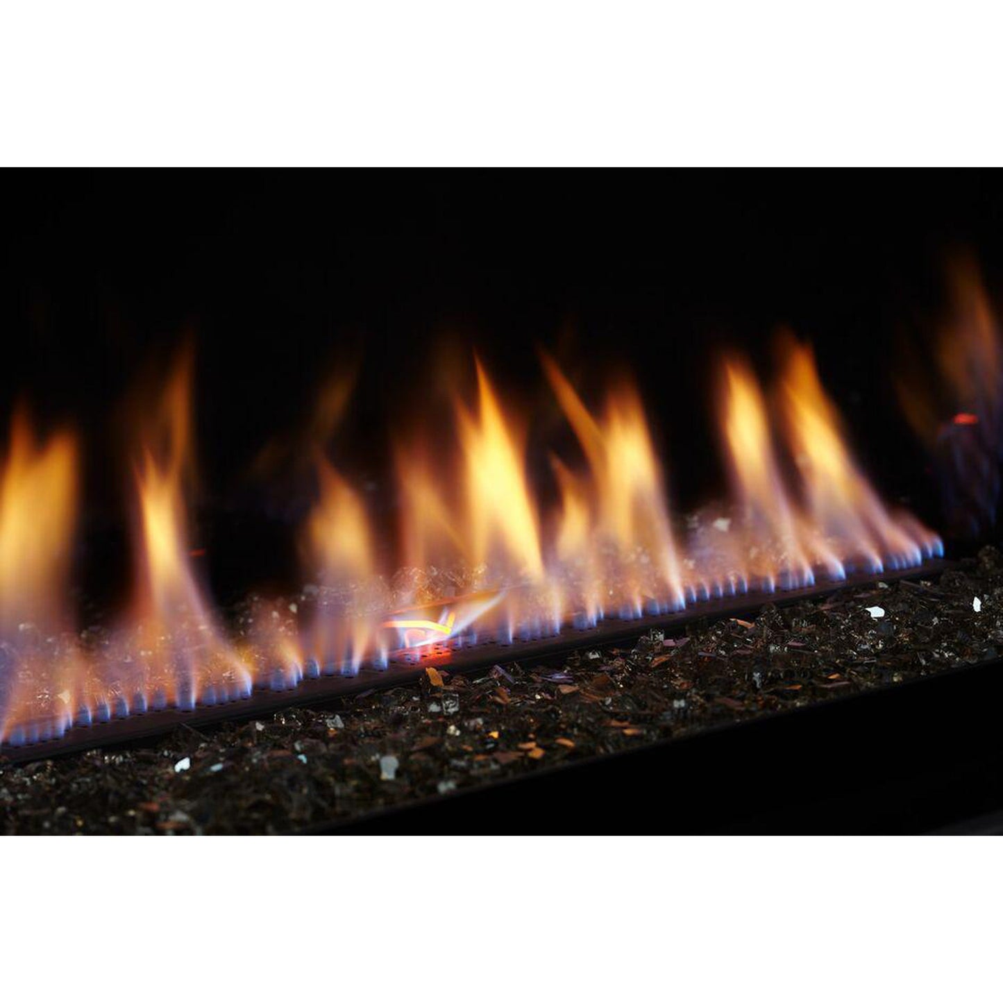 Majestic Jade 42" Linear Contemporary Direct Vent Natural Gas Fireplace With IntelliFire Touch Ignition System