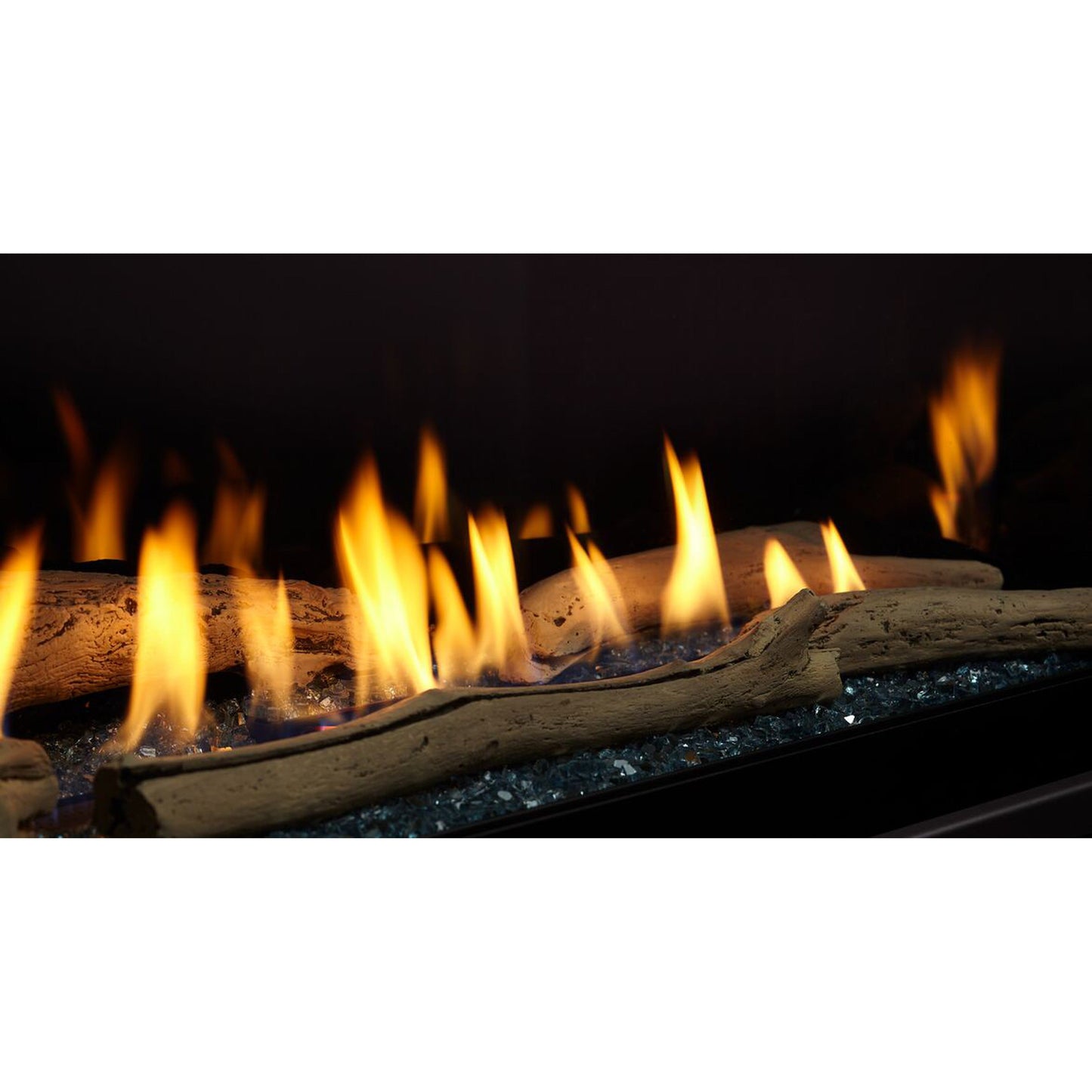 Majestic Jade 42" Linear Contemporary Direct Vent Natural Gas Fireplace With IntelliFire Touch Ignition System