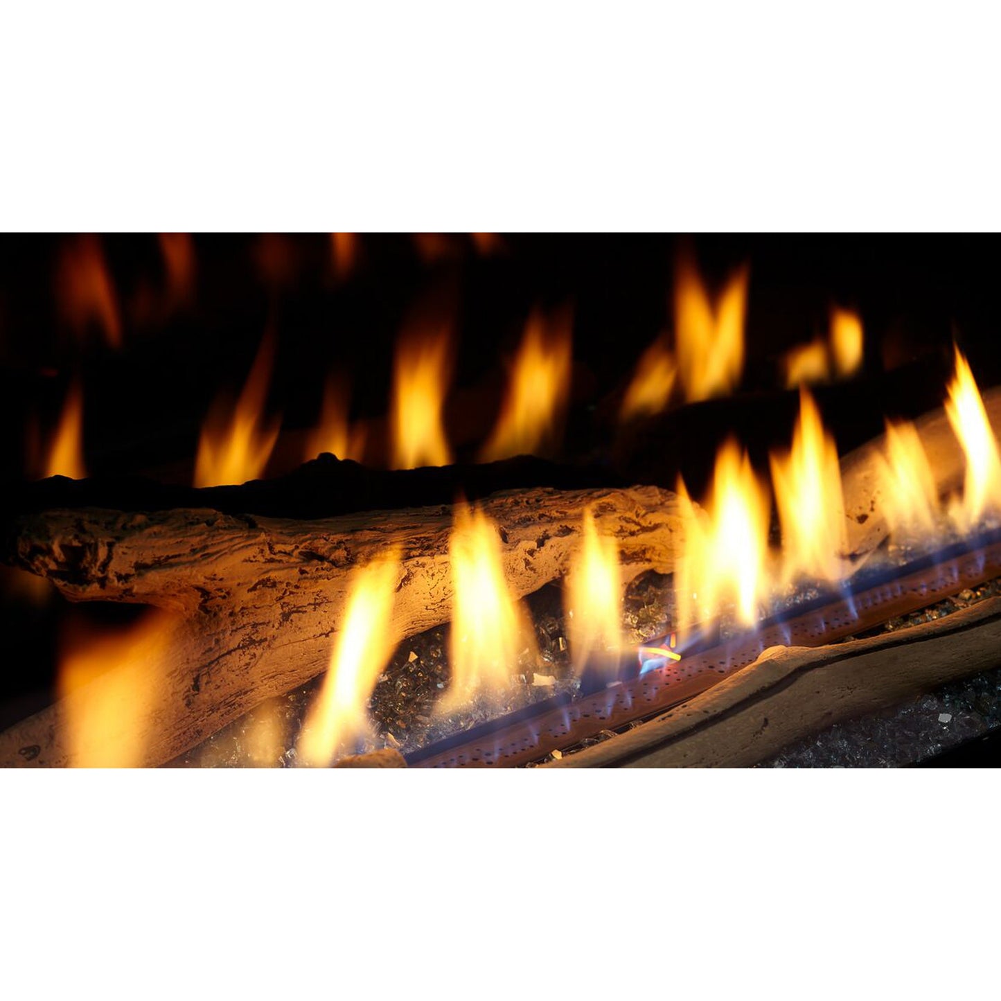 Majestic Jade 42" Linear Contemporary Direct Vent Natural Gas Fireplace With IntelliFire Touch Ignition System