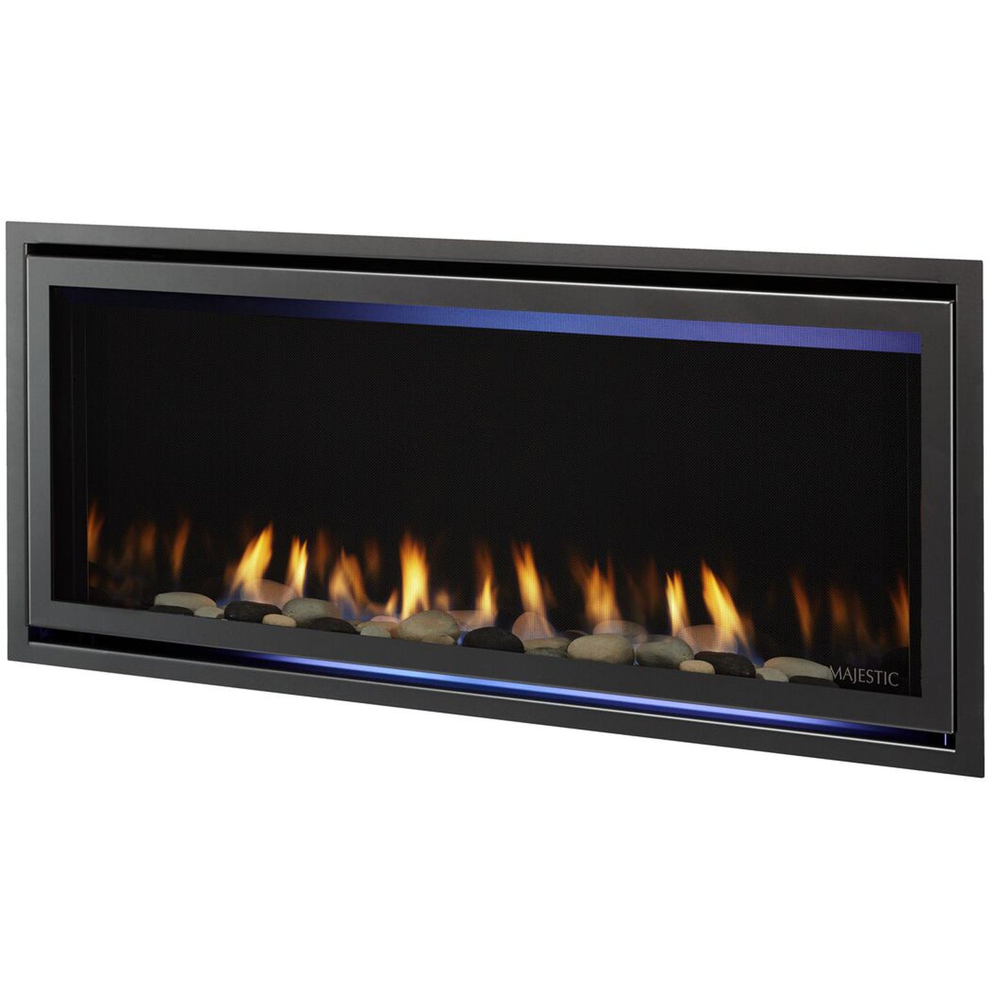 Majestic Jade 42" Linear Contemporary Direct Vent Natural Gas Fireplace With IntelliFire Touch Ignition System