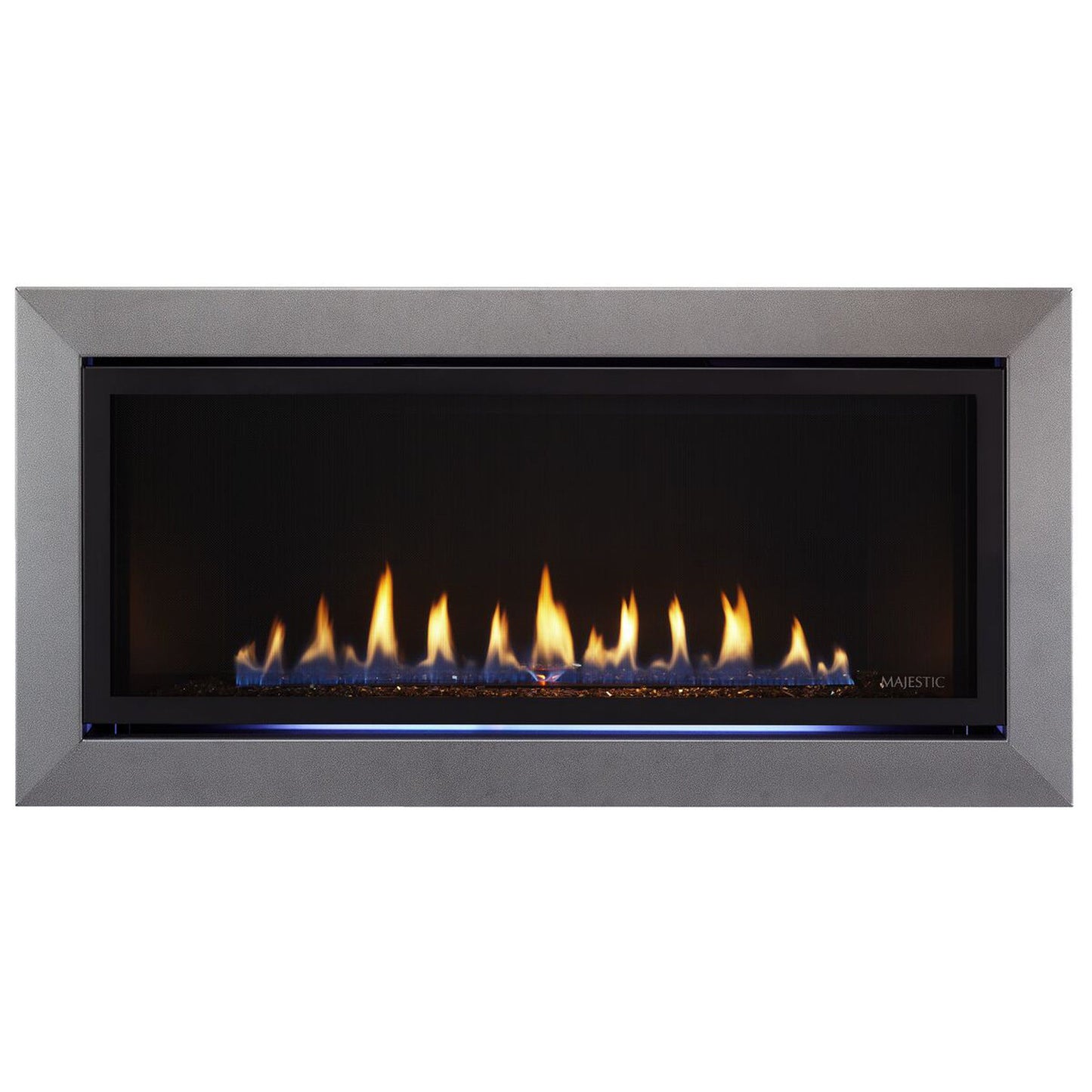Majestic Jade 42" Linear Contemporary Direct Vent Natural Gas Fireplace With IntelliFire Touch Ignition System