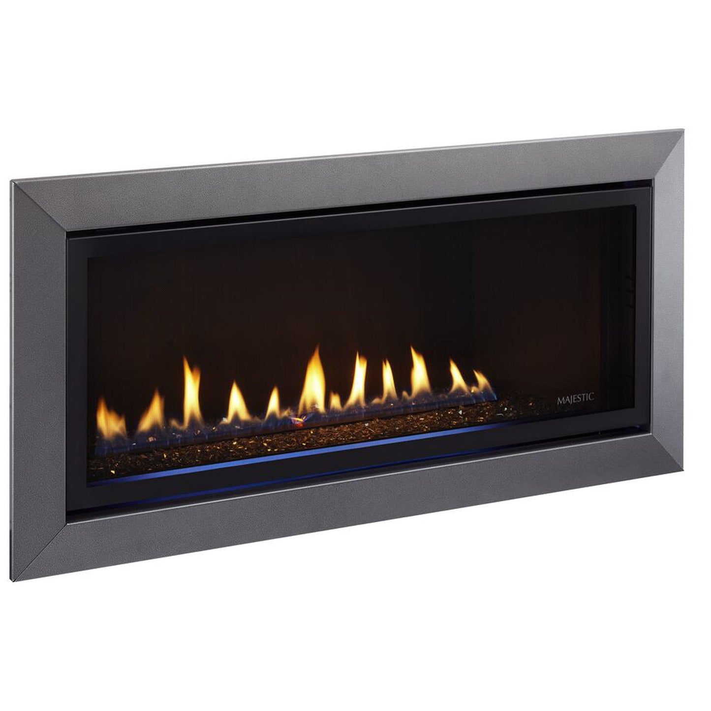 Majestic Jade 42" Linear Contemporary Direct Vent Natural Gas Fireplace With IntelliFire Touch Ignition System