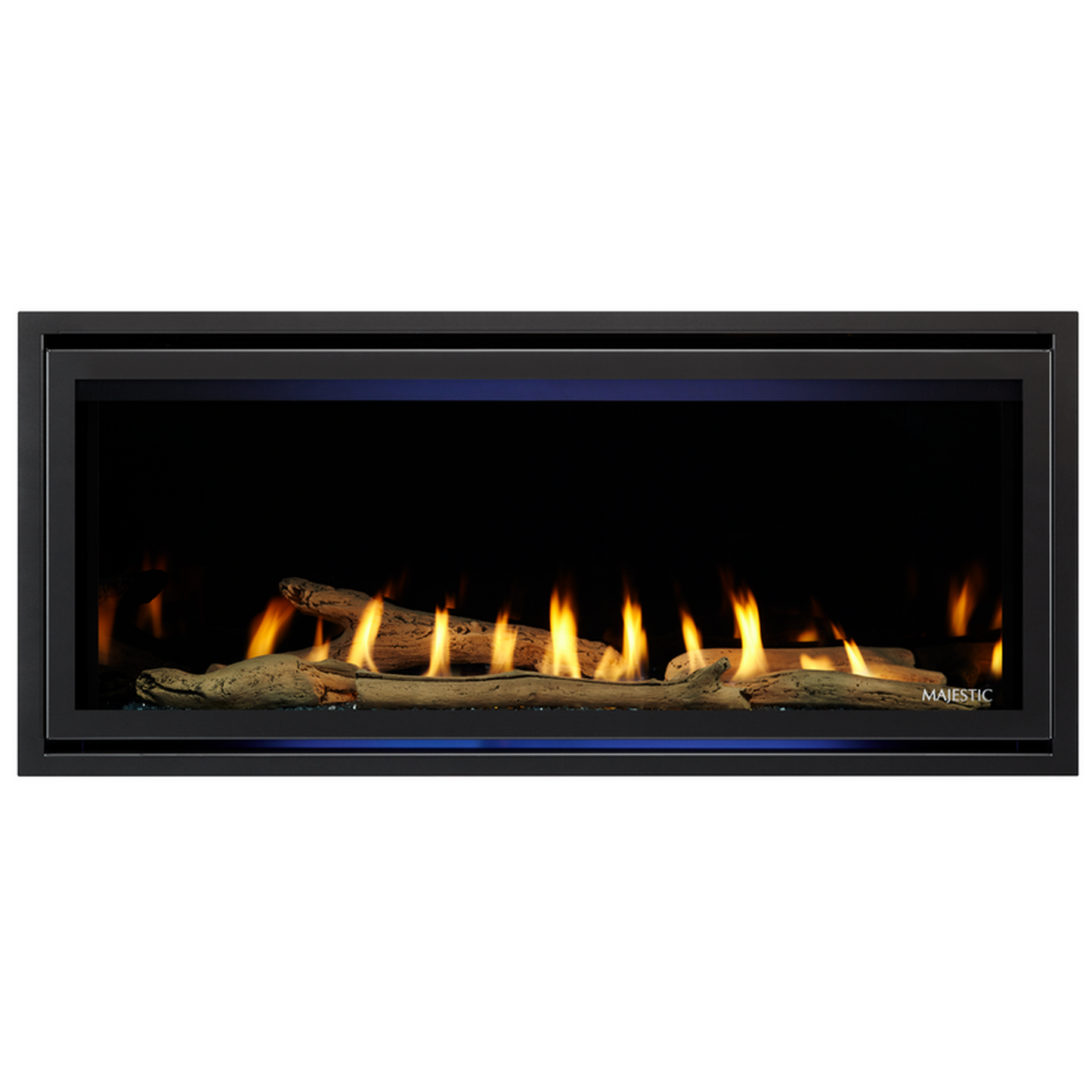 Majestic Jade 42" Linear Contemporary Direct Vent Natural Gas Fireplace With IntelliFire Touch Ignition System