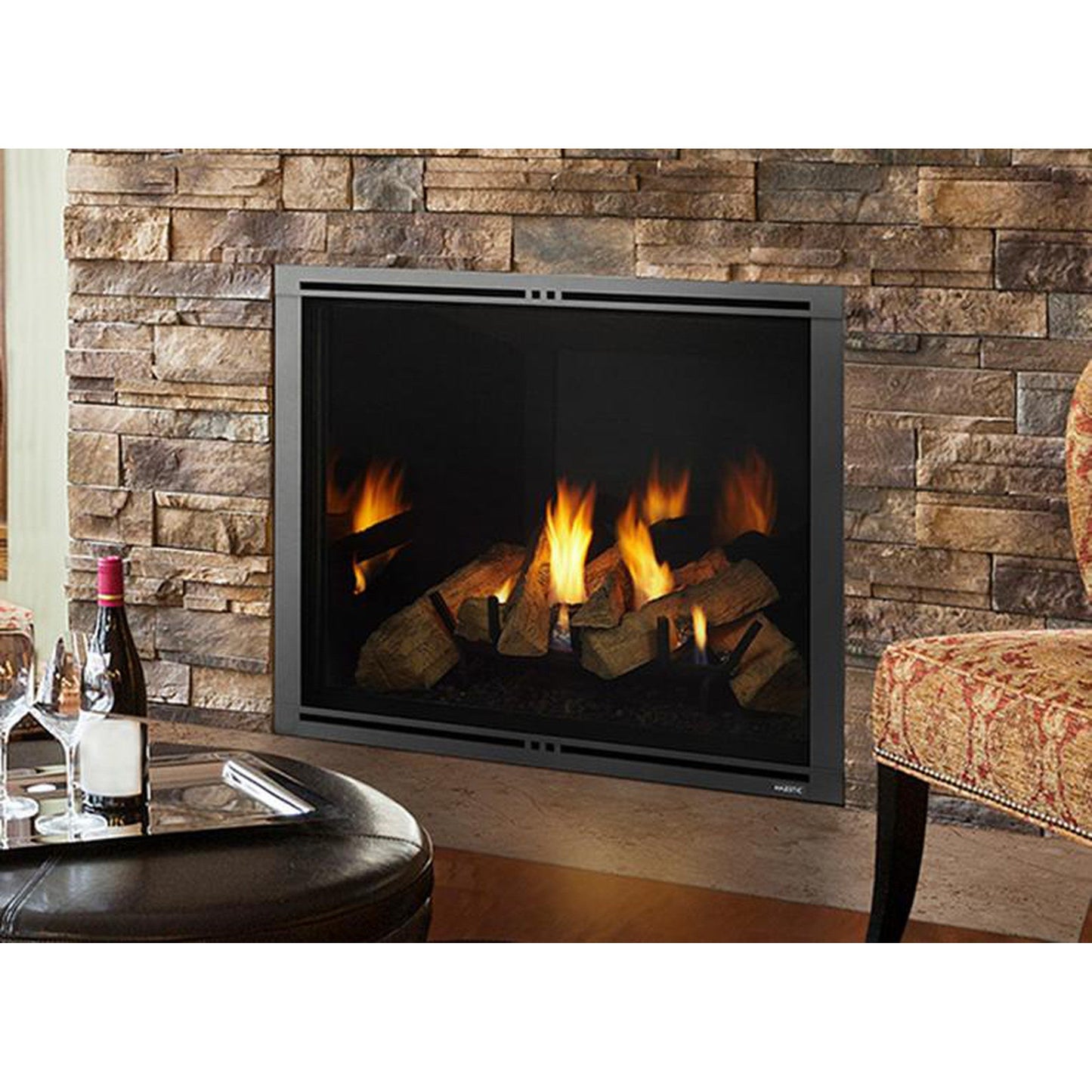 Majestic Marquis II 42" Traditional Direct Vent Natural Gas Fireplace With IntelliFire Touch Ignition System