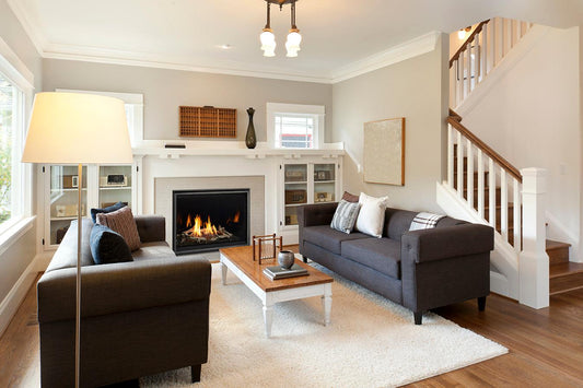 Majestic Meridian Modern 36" Traditional/Contemporary Top Direct Vent Natural Gas Fireplace With IntelliFire Touch ignition System