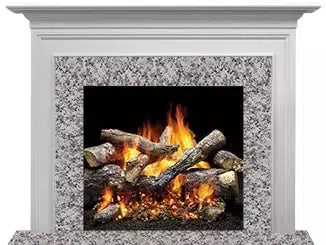 Majestic Select Series Richland C 53" Primed MDF Transitional Style Flush Wood Fireplace Mantel With Custom Provincial Stain Color