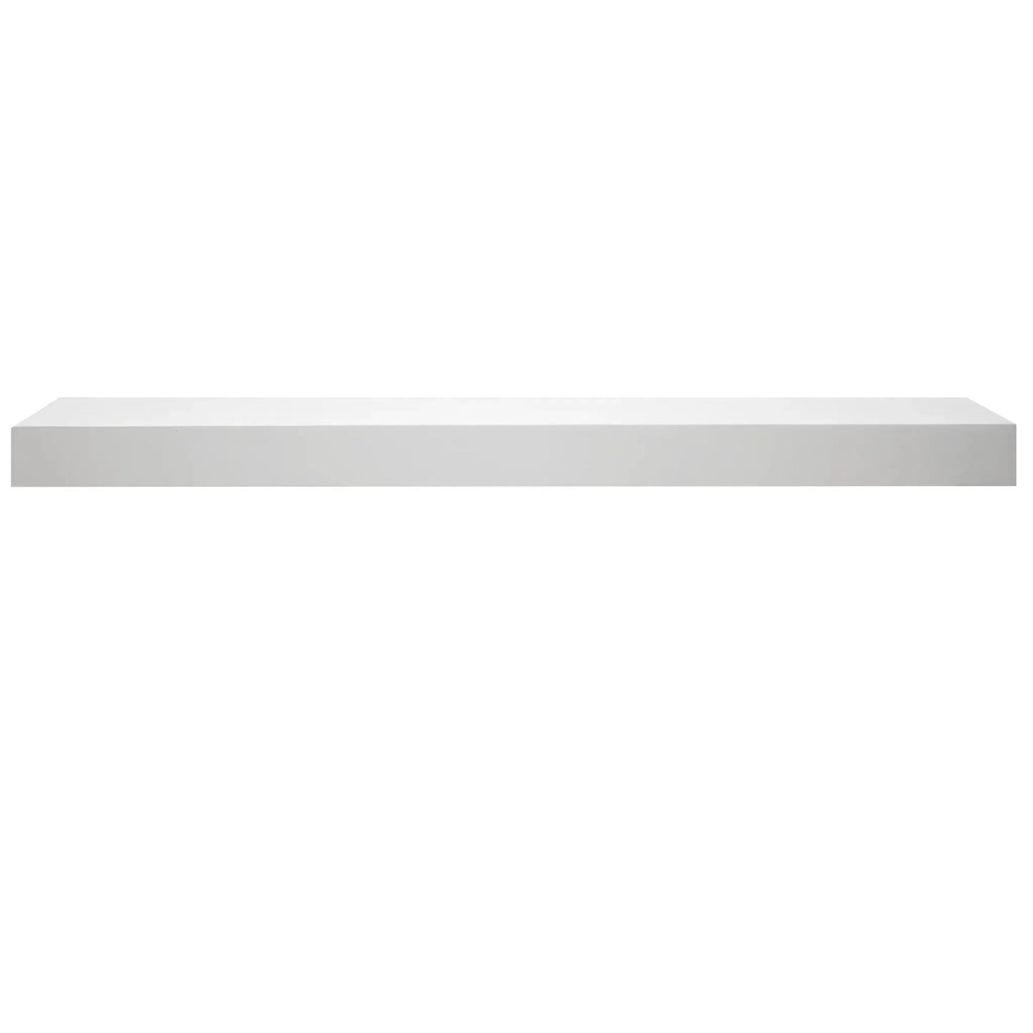 Majestic Signature Series Fillmore 48" Primed MDF Transitional Style Wood Mantel Shelf With Custom Whitewash Stain Color