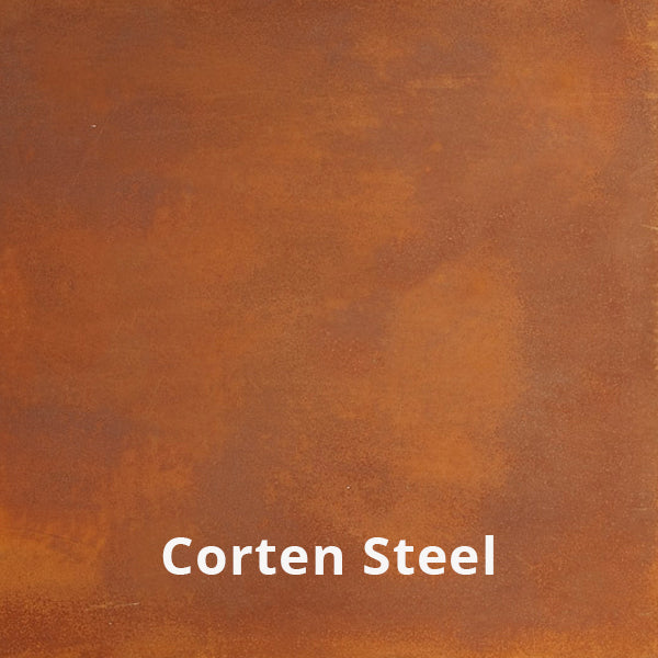 Alameda Corten Steel Fire Table by The Outdoor Plus - Free Cover Included