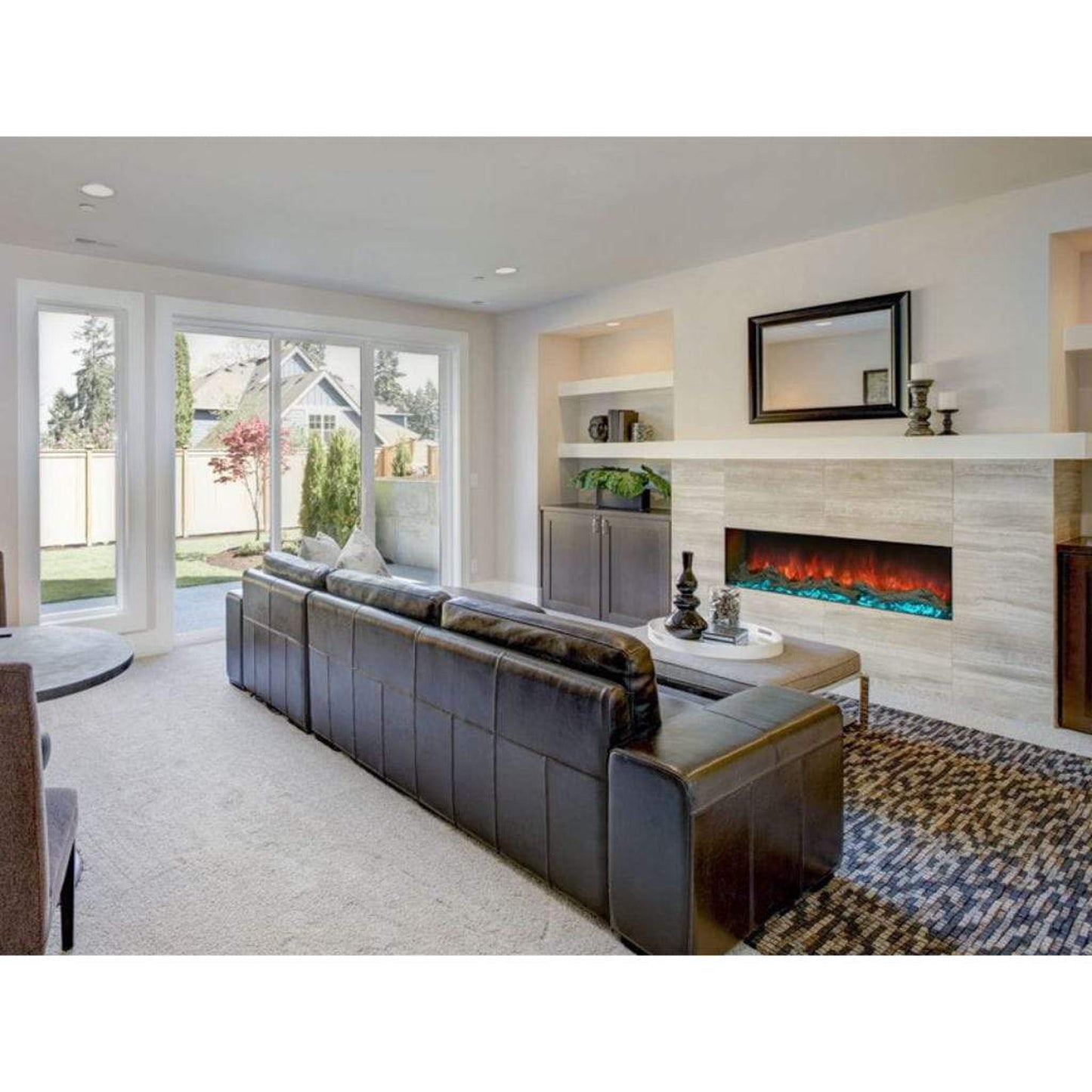 Modern Flames Landscape Pro 120" Multi-Sided Built-in Electric Fireplace