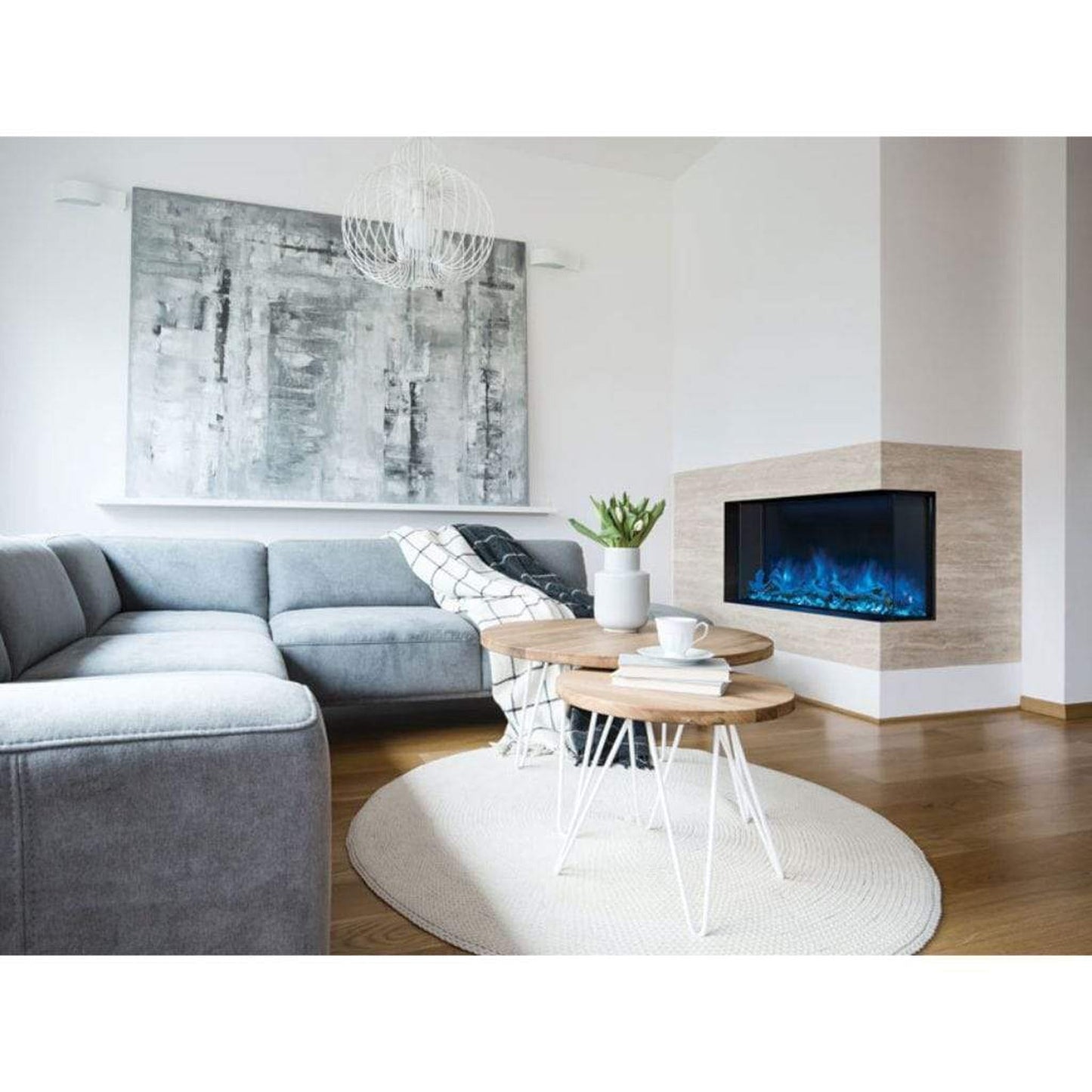Modern Flames Landscape Pro 120" Multi-Sided Built-in Electric Fireplace