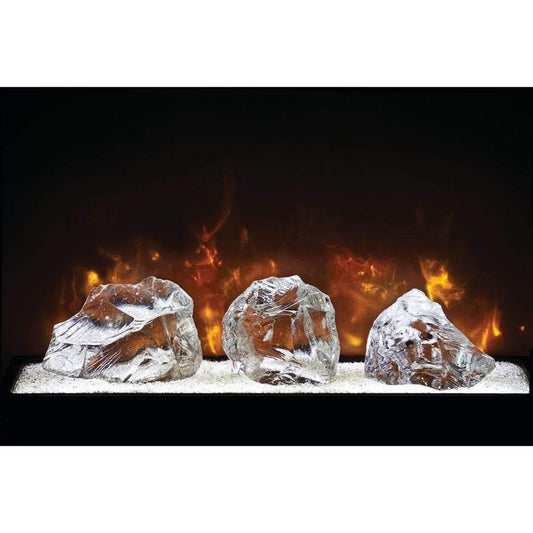 Modern Flames Contemporary Focus Bowl & Canyon Juniper Logs for Home Fire Electric Fireplaces