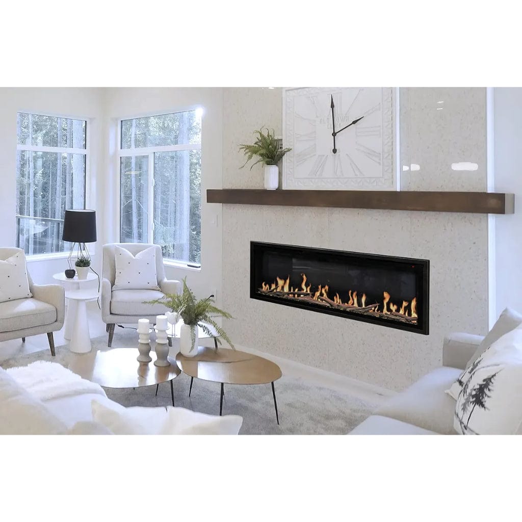 Modern Flames Orion Slim 60" Heliovision Built-in / Wall-Mounted Linear Smart Virtual Electric Fireplace