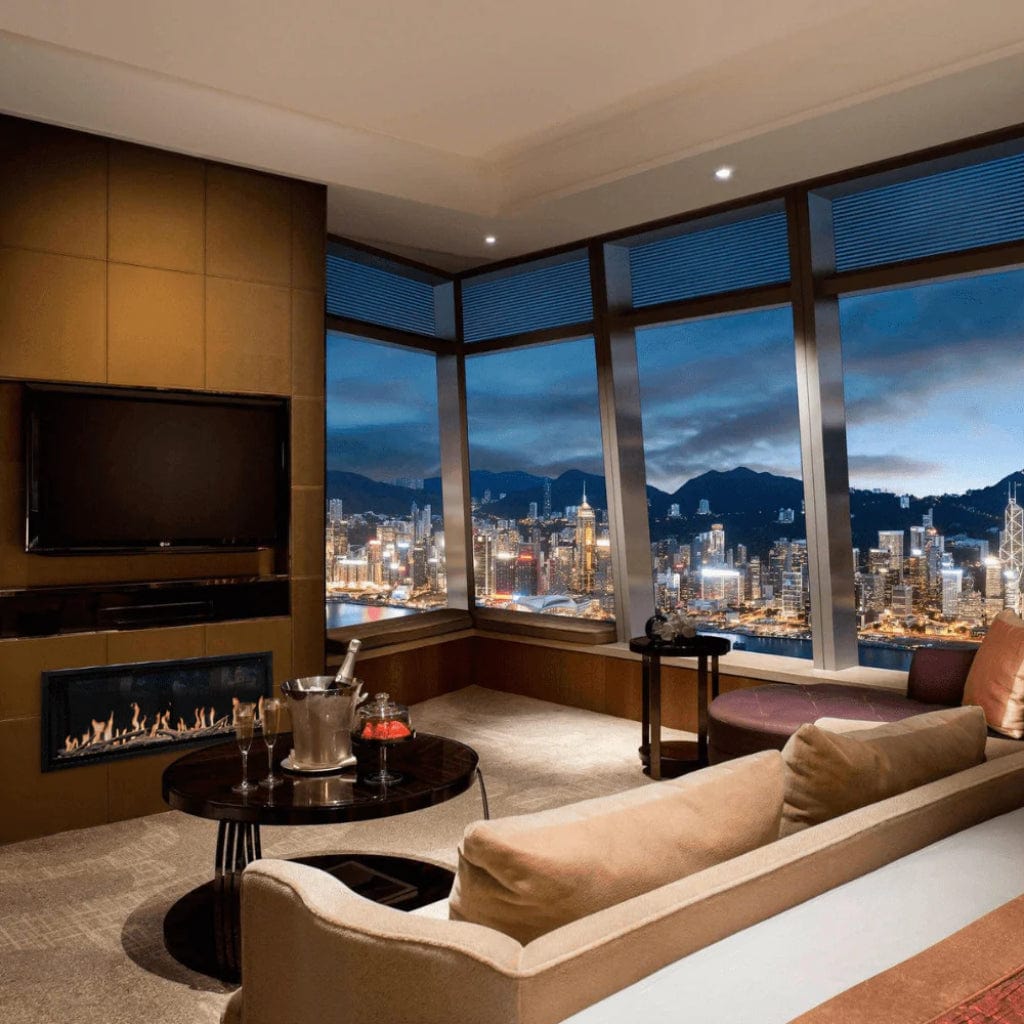 Modern Flames Orion Slim 60" Heliovision Built-in / Wall-Mounted Linear Smart Virtual Electric Fireplace