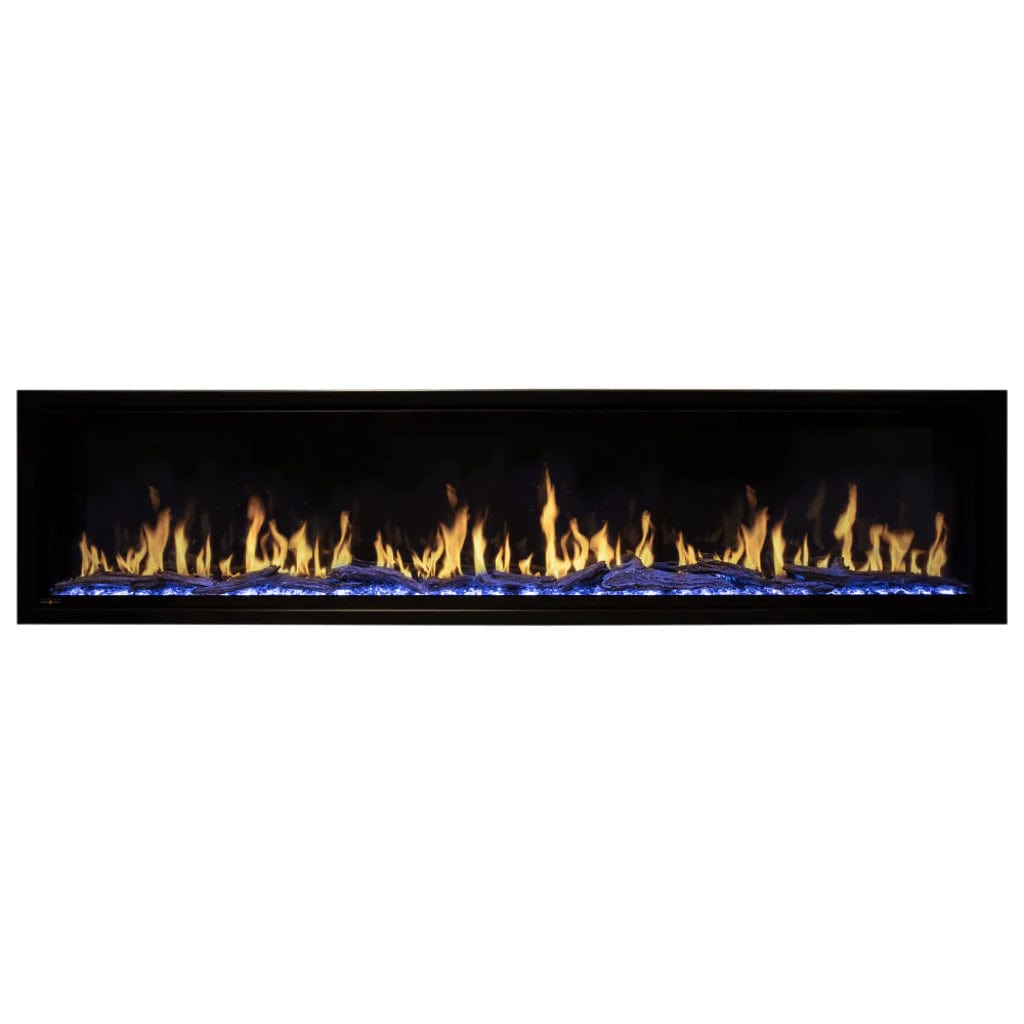 Modern Flames Orion Slim 76"Heliovision Built-in / Wall-Mounted Linear Smart Virtual Electric Fireplace
