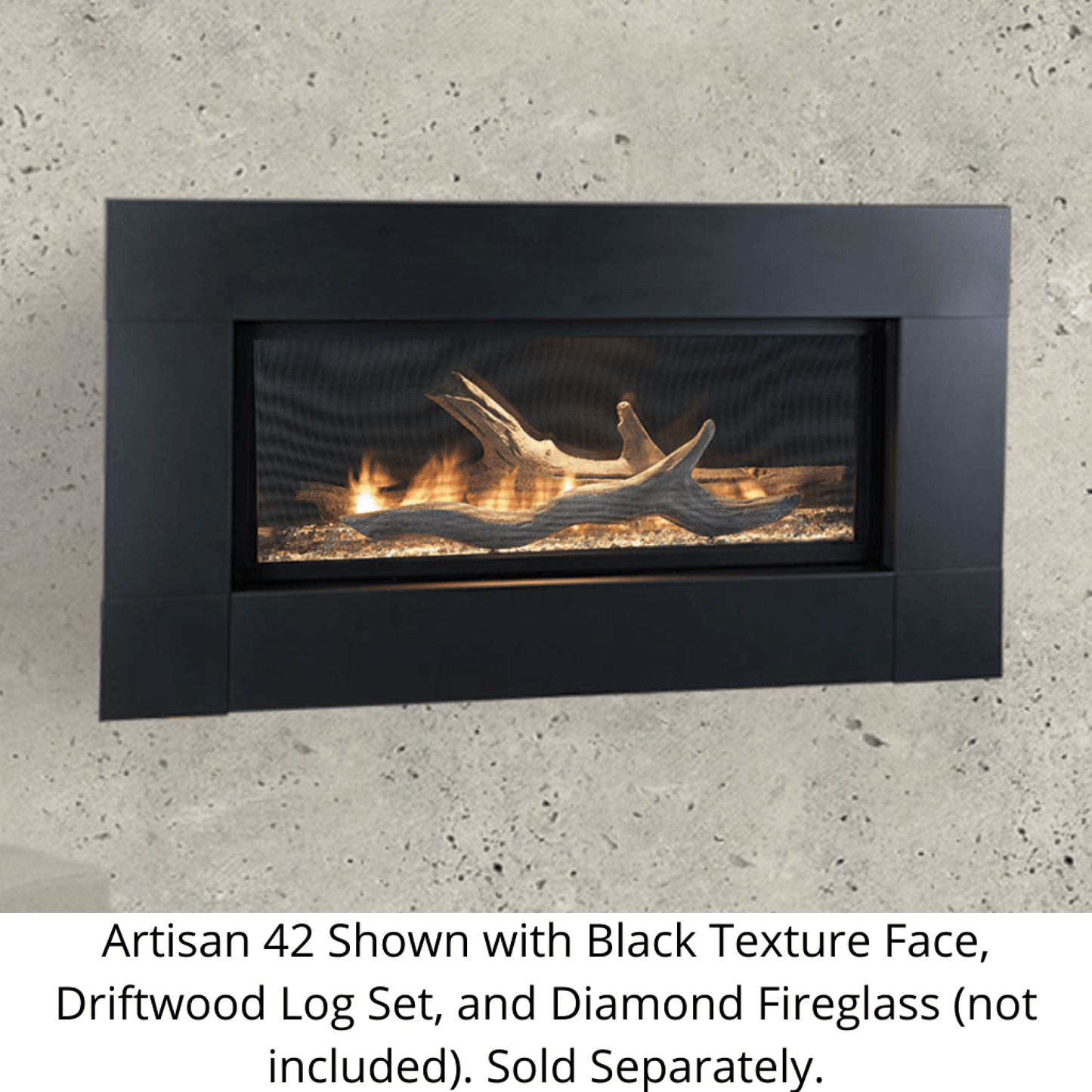 Monessen 42" Artisan Vent Free Linear Fireplace with IntelliFire Plus IPI Control