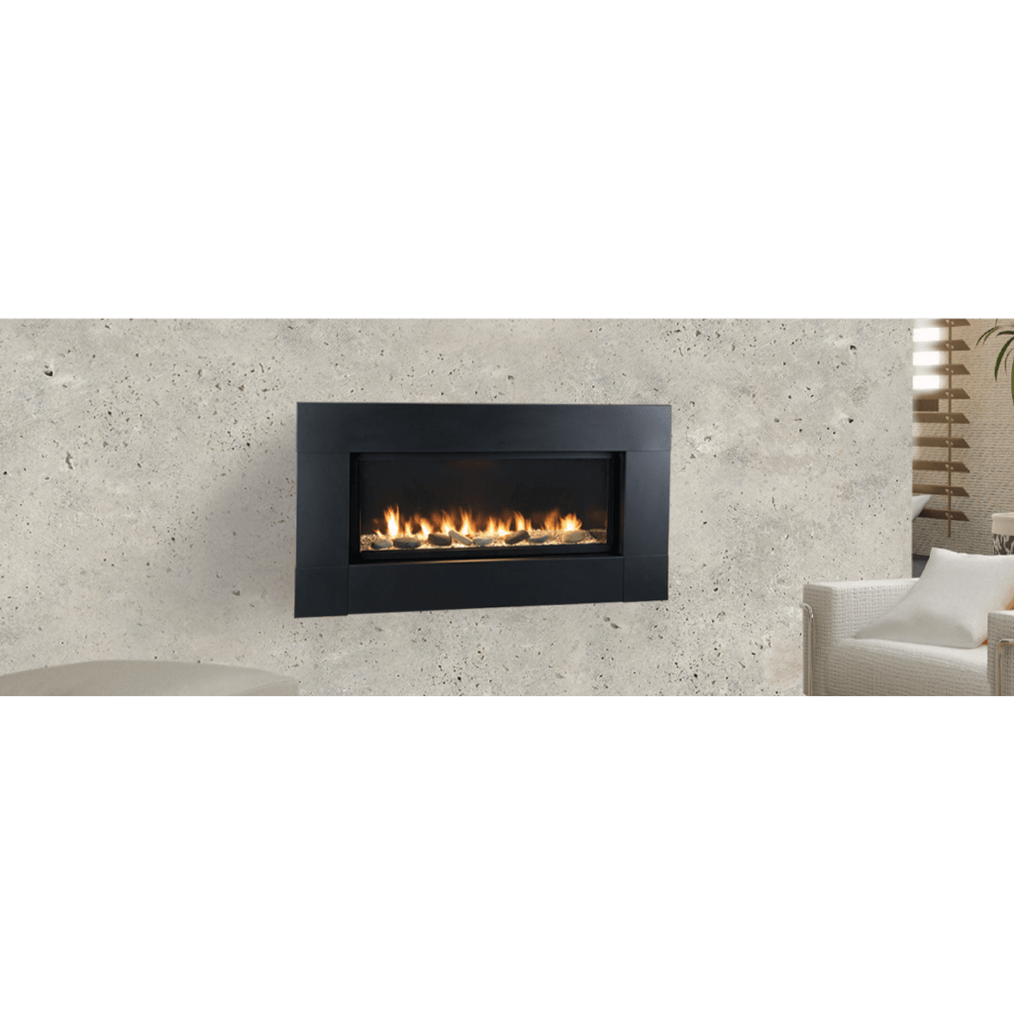 Monessen 42" Artisan Vent Free Linear Fireplace with IntelliFire Plus IPI Control