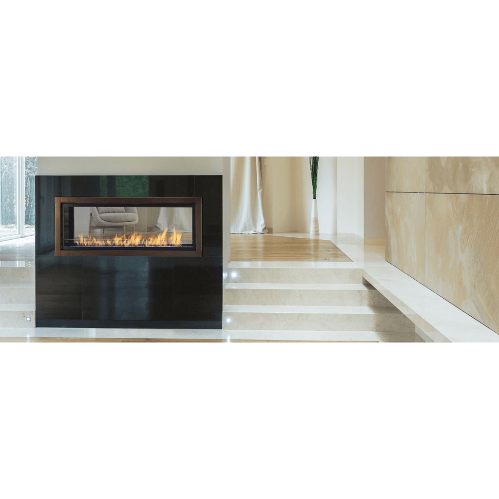 Monessen Artisan 48" Vent Free See-Through Liquid Propane Gas Linear Fireplace With IPI Plus Ignition