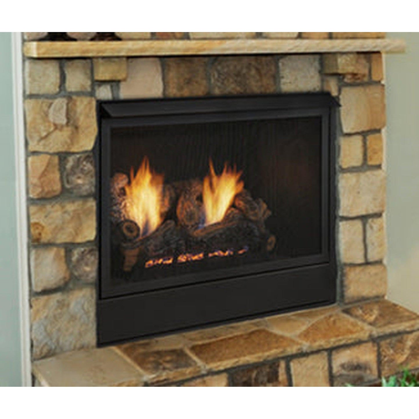 Monessen Aria 32" Traditional Vent Free Natural Gas Fireplace With Millivolt Ignition