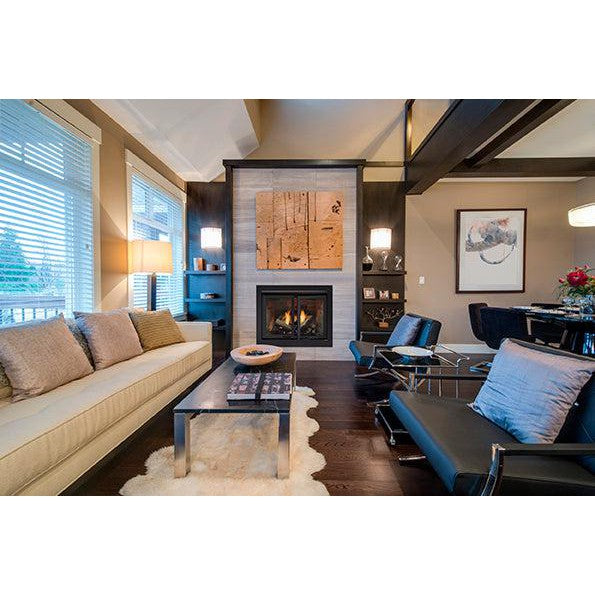 Monessen Attribute 32" Universal Circulating Vent Free Firebox With Radiant Face and Multitonal Brown Reversible Interior Panels