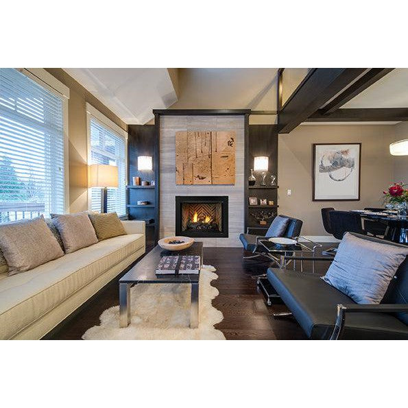 Monessen Attribute 32" Universal Circulating Vent Free Firebox With Radiant Face and Multitonal Brown Reversible Interior Panels
