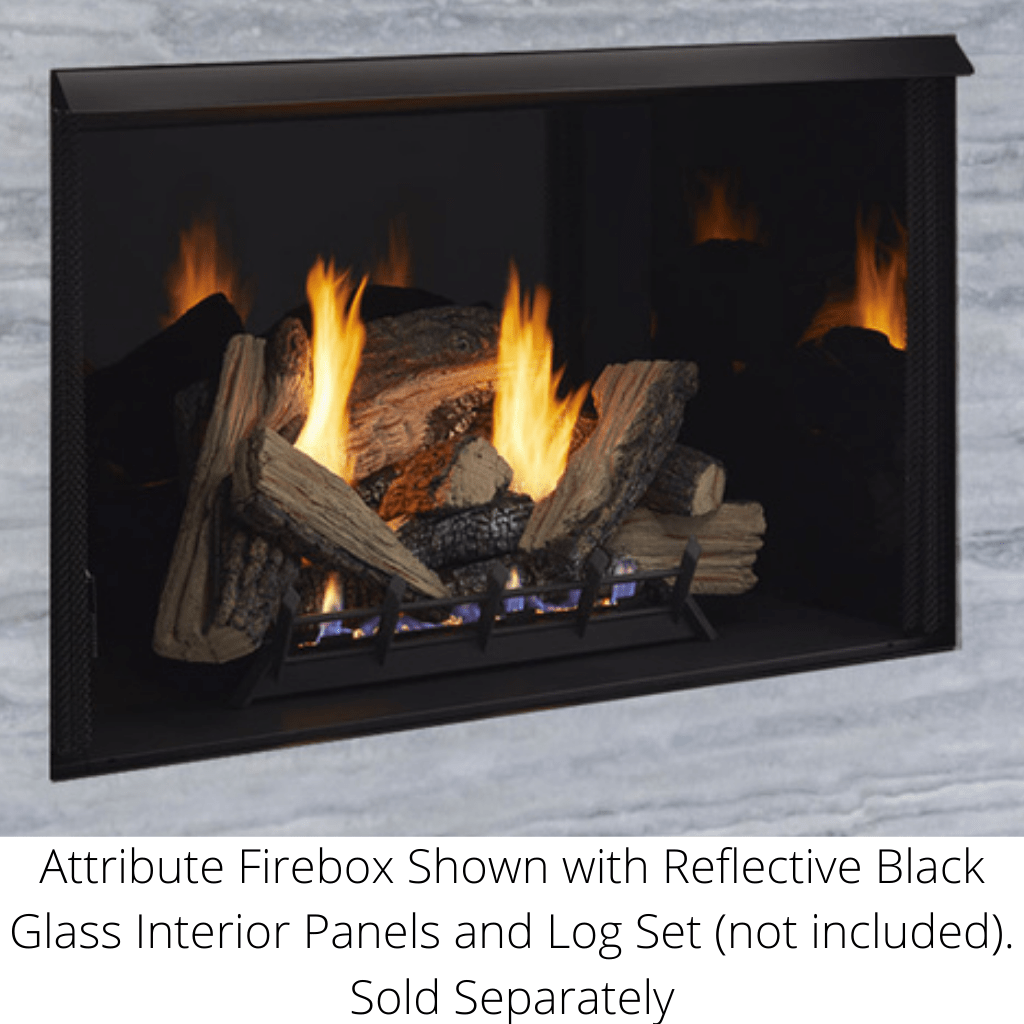 Monessen Attribute 32" Universal Circulating Vent Free Firebox With Radiant Face and Multitonal Brown Reversible Interior Panels