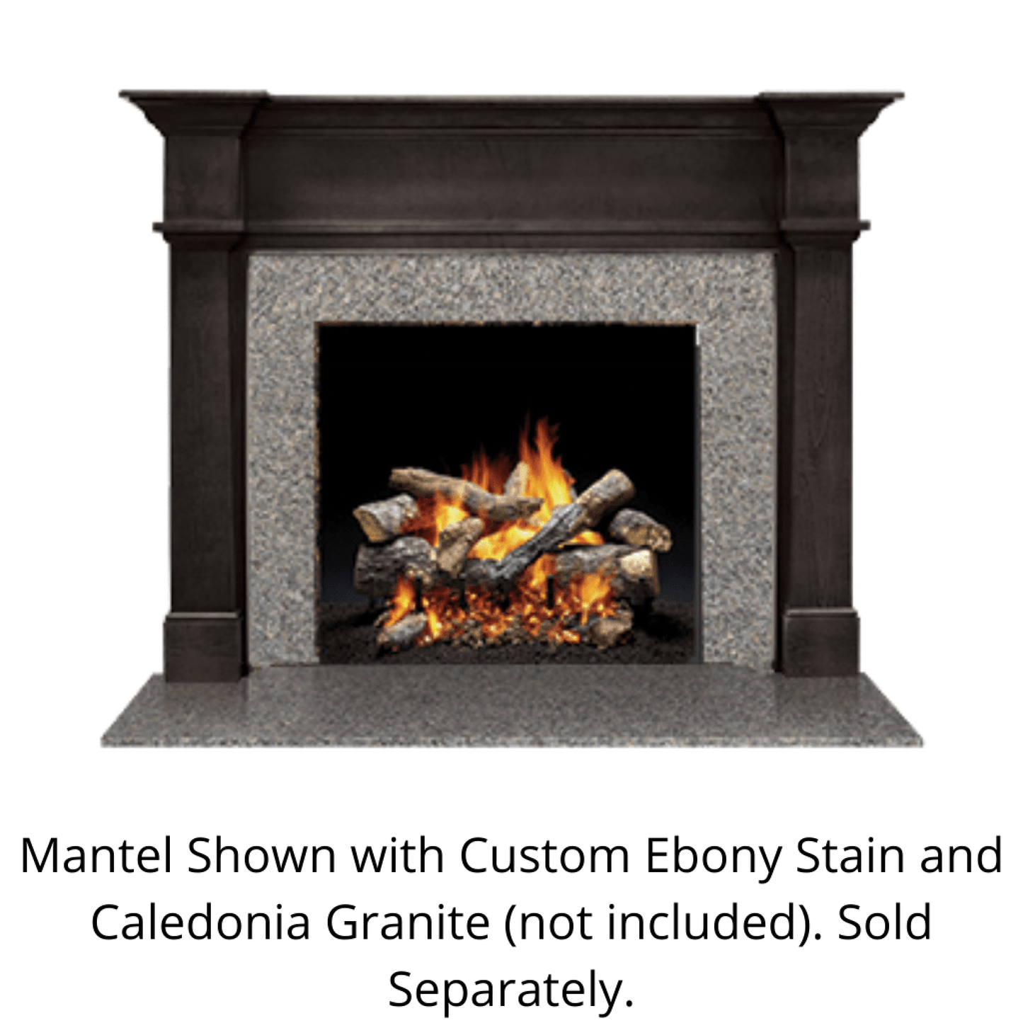 Monessen Design Series Bellevue B 48" Maple Unfinished Flush Wood Mantel