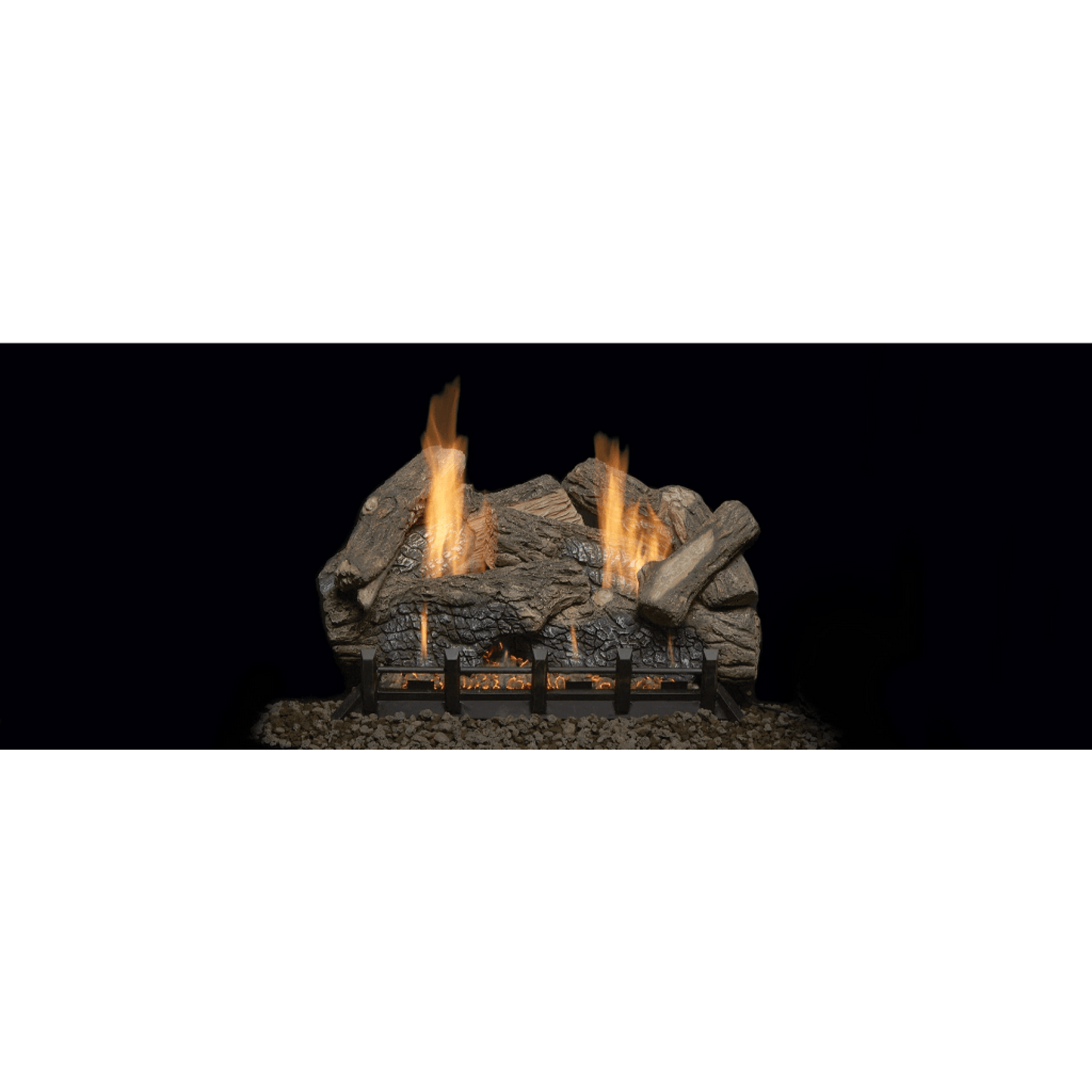 Monessen Highland Oak 30" Refractory Gas Log Set