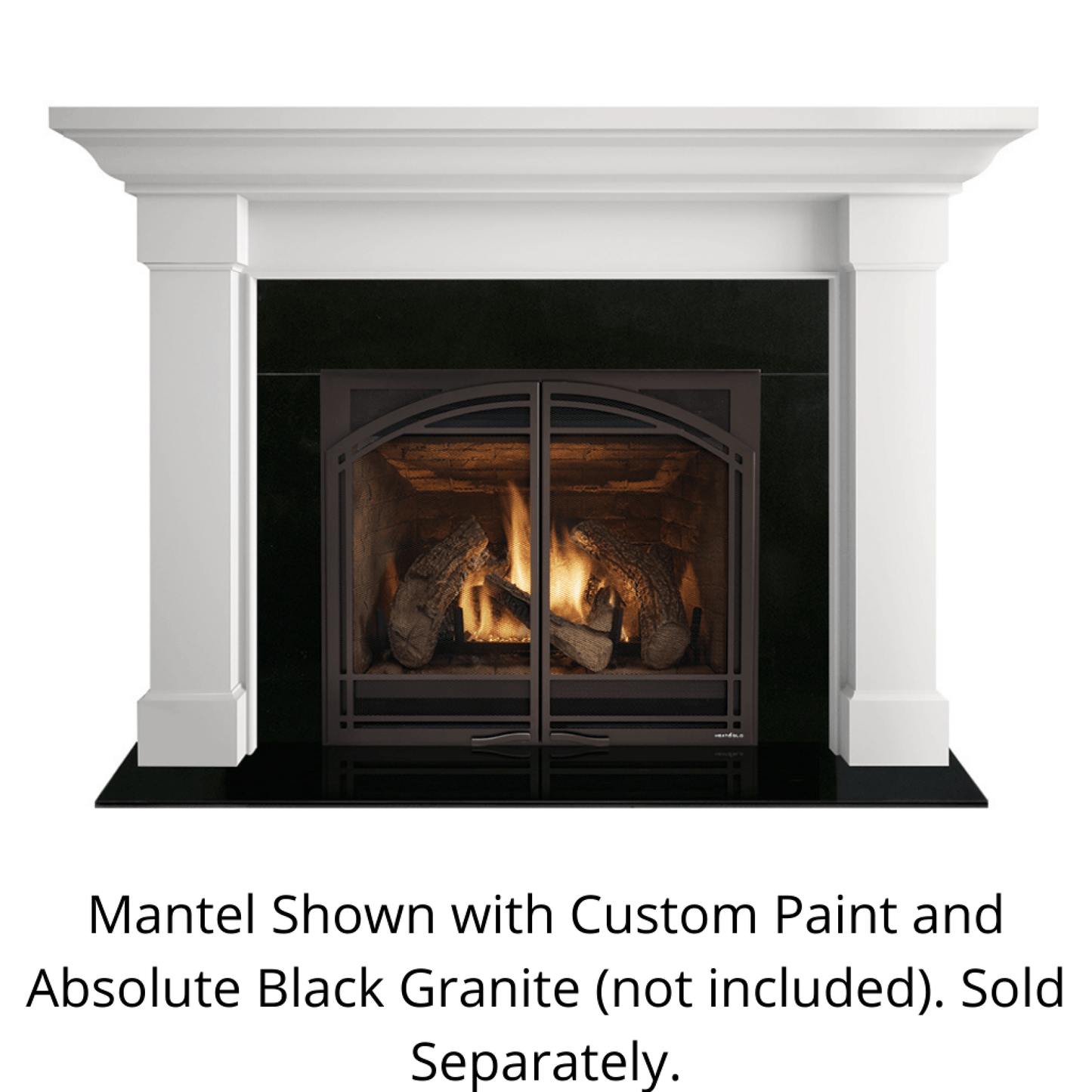 Monessen Signature Series Kenwood B 48" Maple Unfinished Flush Wood Mantel