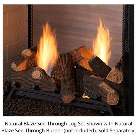 Monessen Natural Blaze 27" See-Through Gas Log Set (Logs Only)
