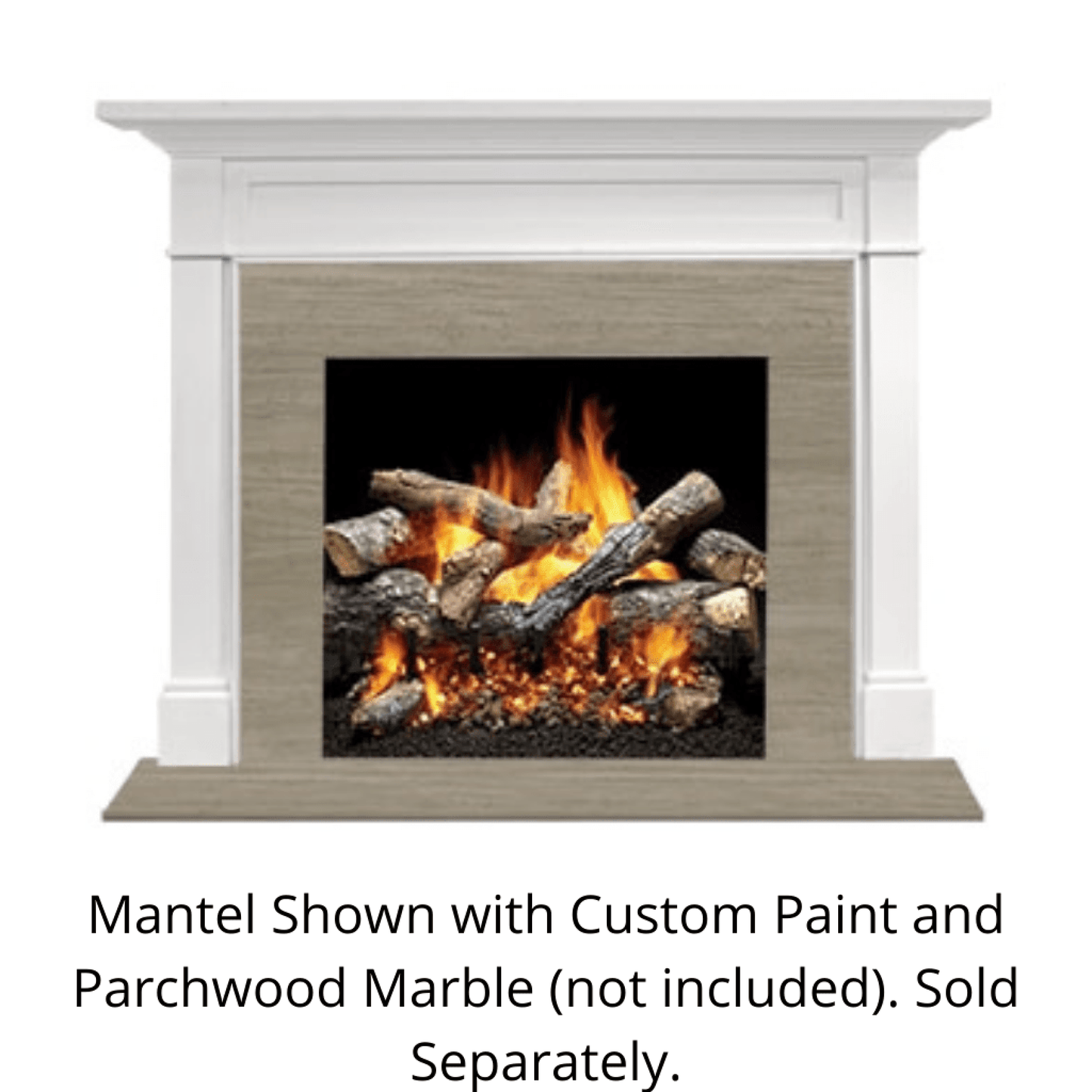 Monessen Signature Series Roxborough C 53" Primed MDF Flush Wood Mantel