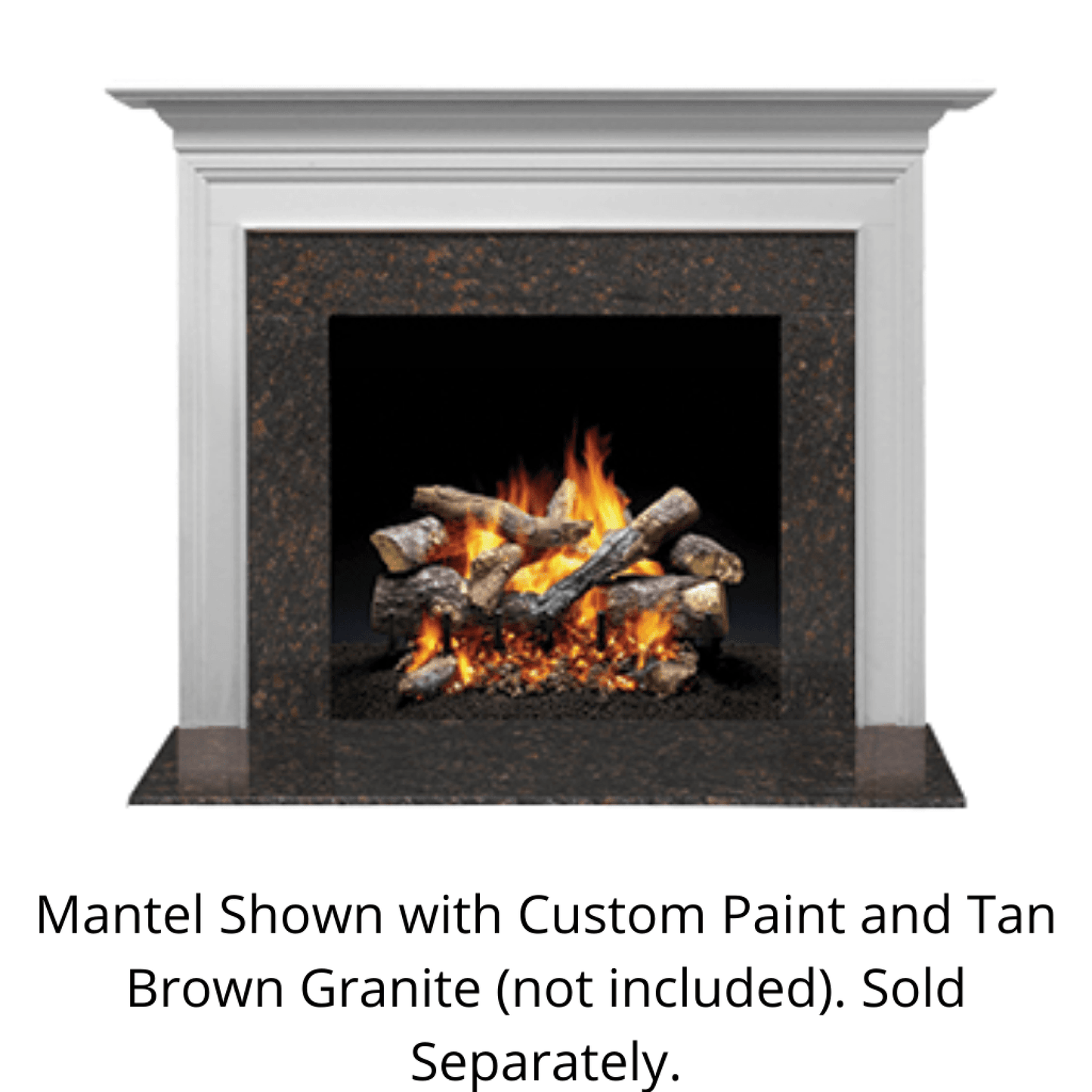 Monessen Select Series Richland Reduced 44" Shelf Primed MDF Flush Wood Mantel