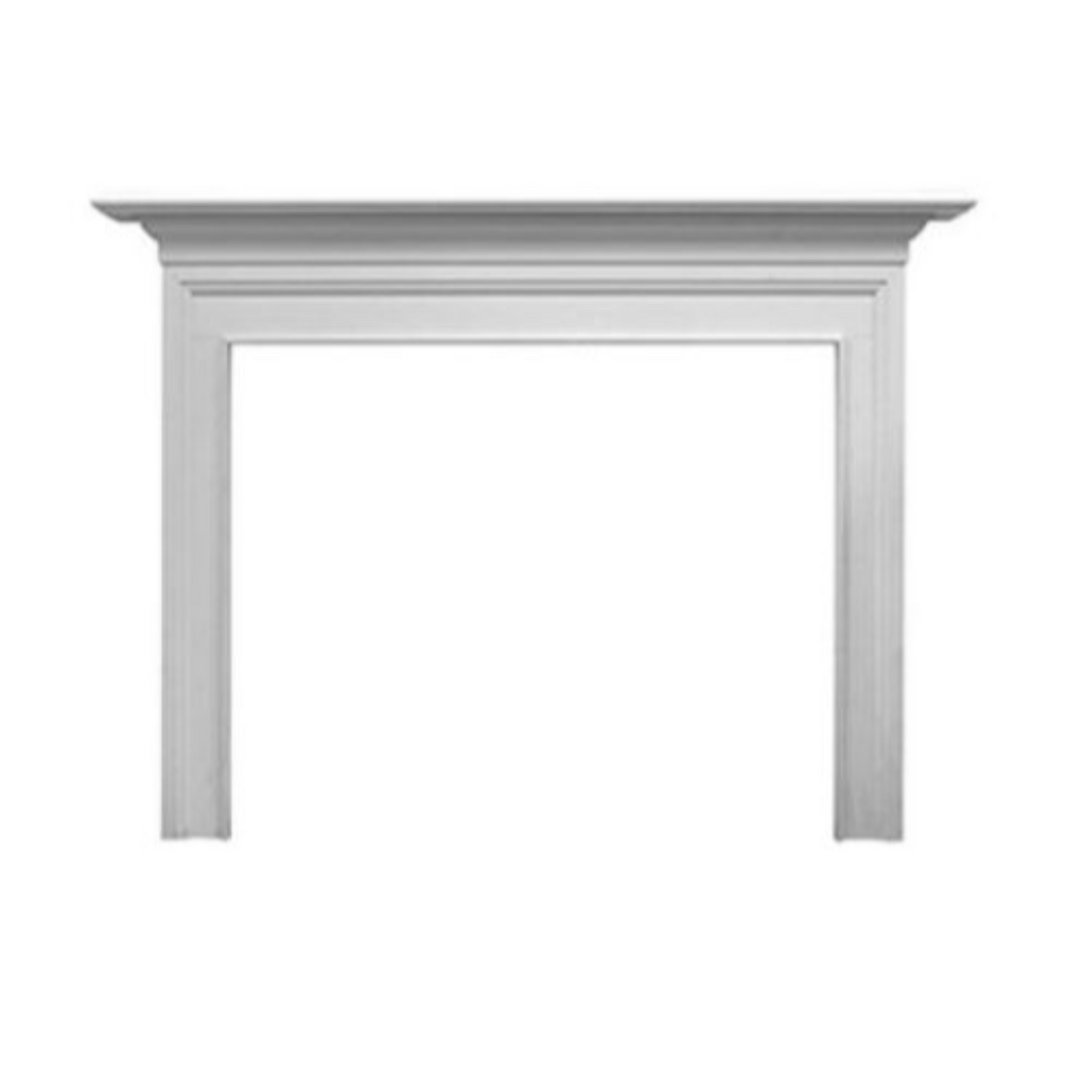 Monessen Select Series Richland Reduced 44" Shelf Primed MDF Flush Wood Mantel