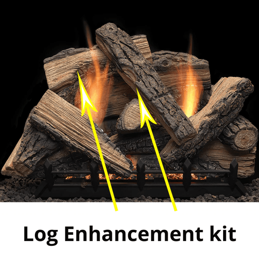 Monessen Two Top Log Enhancement Kit For 18" Stony Creek Log Set