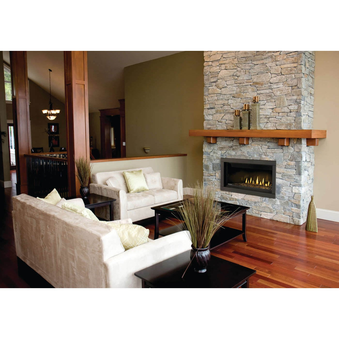 Napoleon Ascent Linear 42" Electronic Ignition, Natural Gas Direct Vent Fireplace