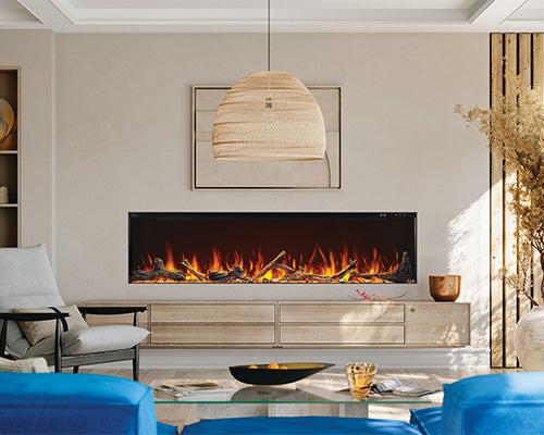 Napoleon Astound FlexMount 74" Wall-Mounted Linear Electric Fireplace