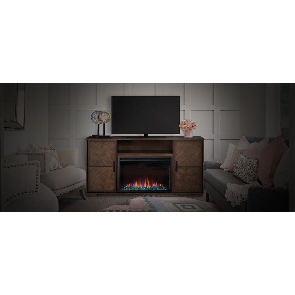 Napoleon Charlotte 68" Mantel Package With 30" Cineview Electric Firebox (Essential Series)