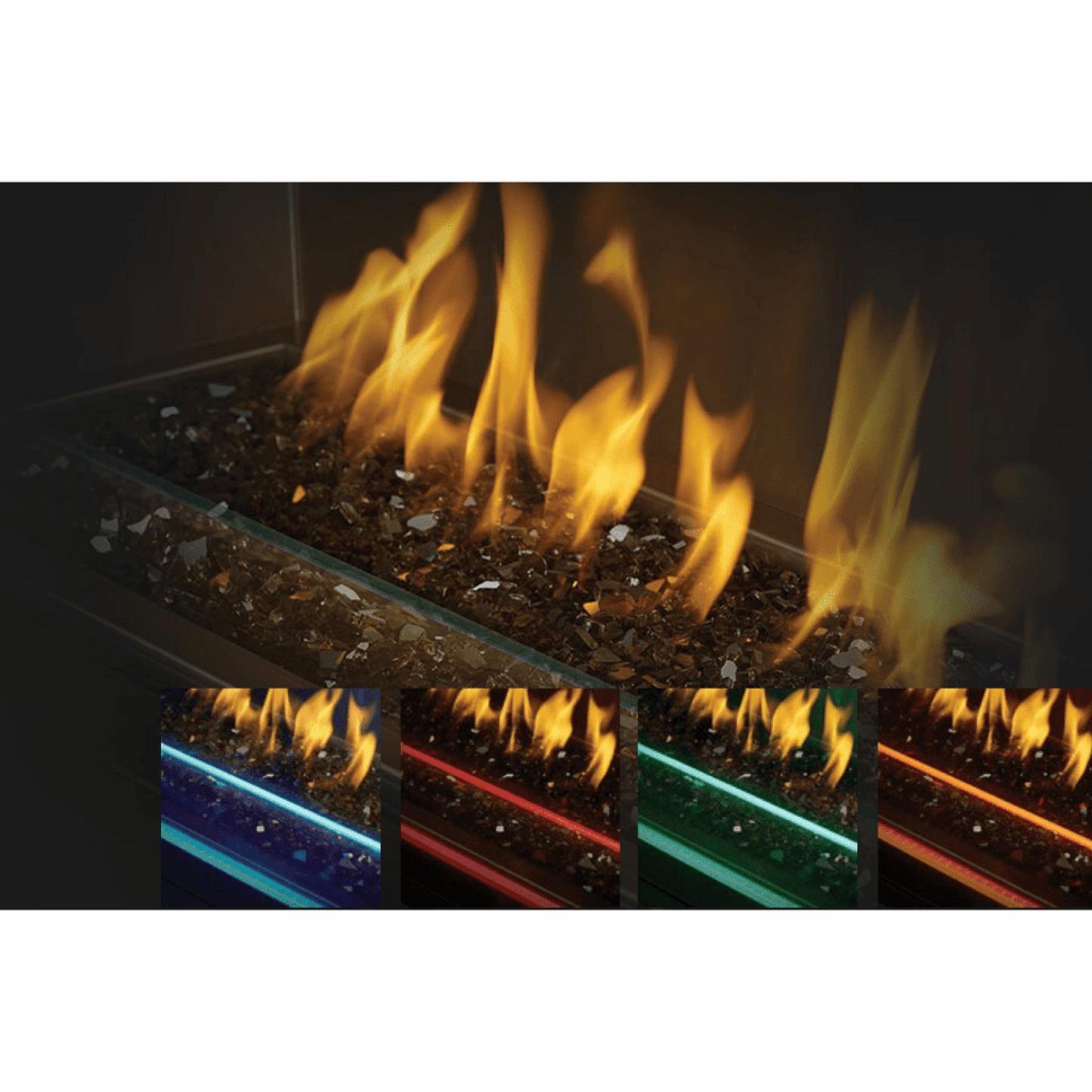Napoleon Galaxy 51" See Through Outdoor Linear Vent Free Natural Gas Fireplace