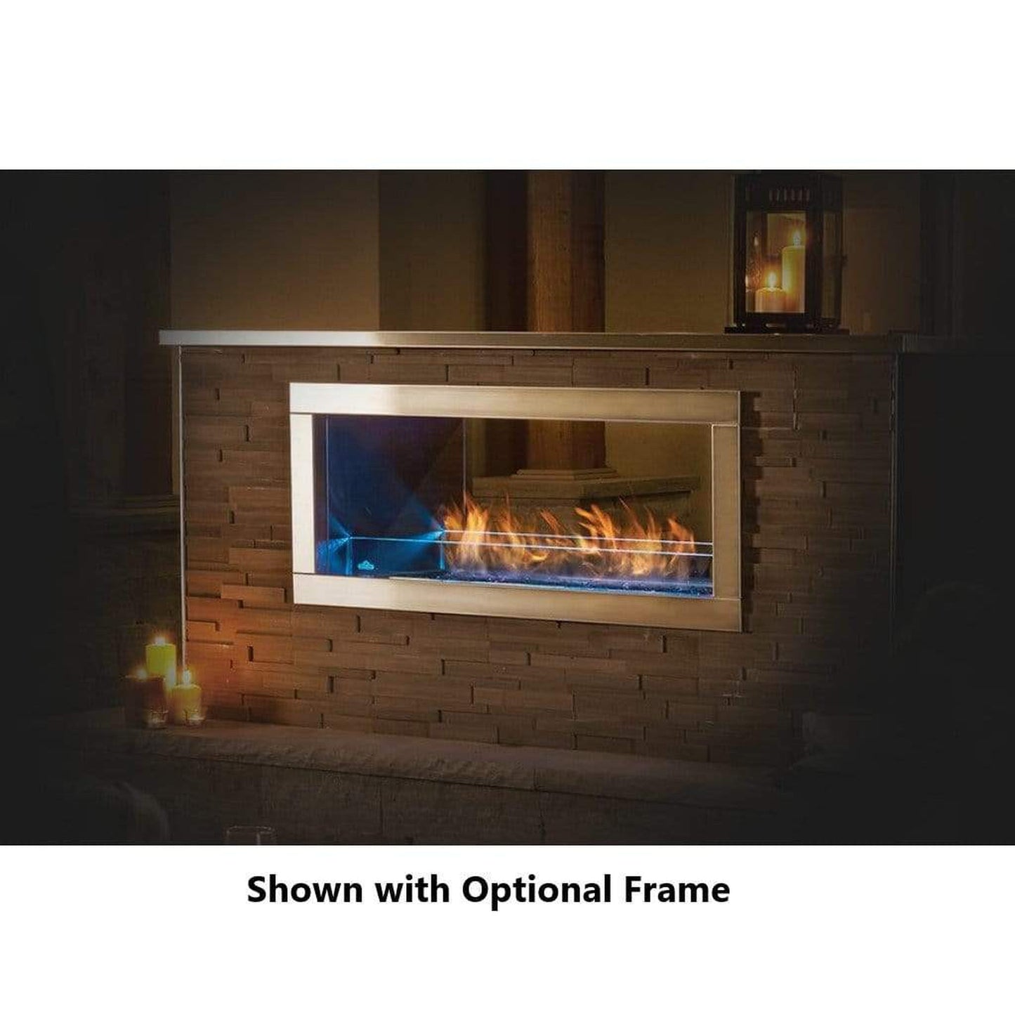 Napoleon Galaxy 51" See Through Outdoor Linear Vent Free Natural Gas Fireplace