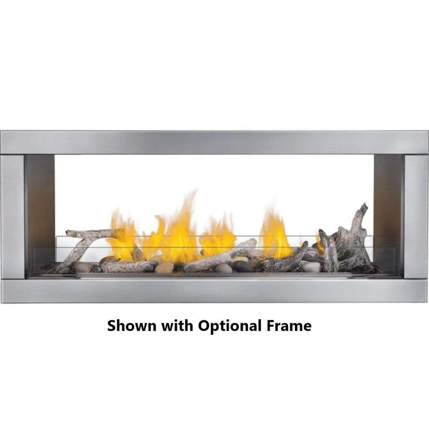 Napoleon Galaxy 51" See Through Outdoor Linear Vent Free Natural Gas Fireplace