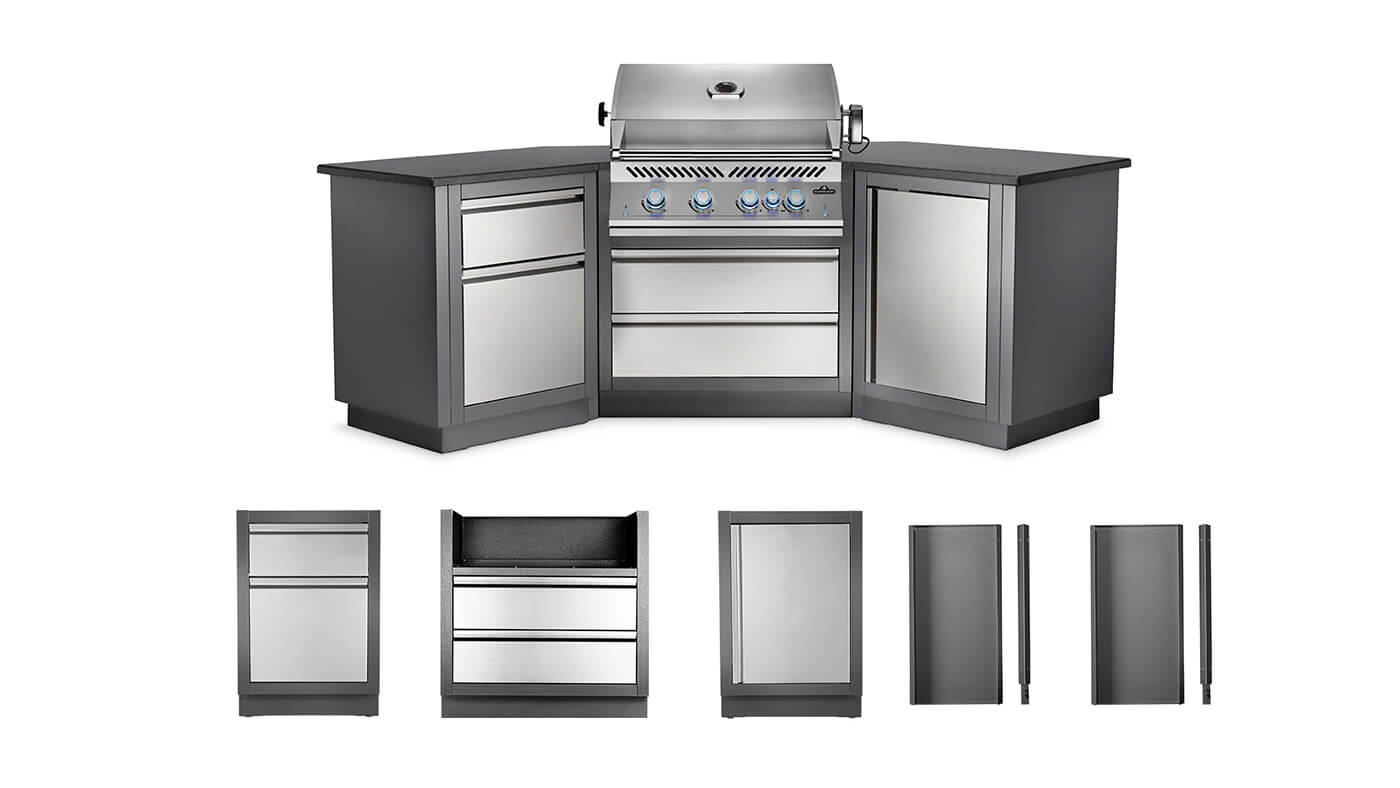 Napoleon Oasis 200 Outdoor Kitchen, Built-in 700 Series 32